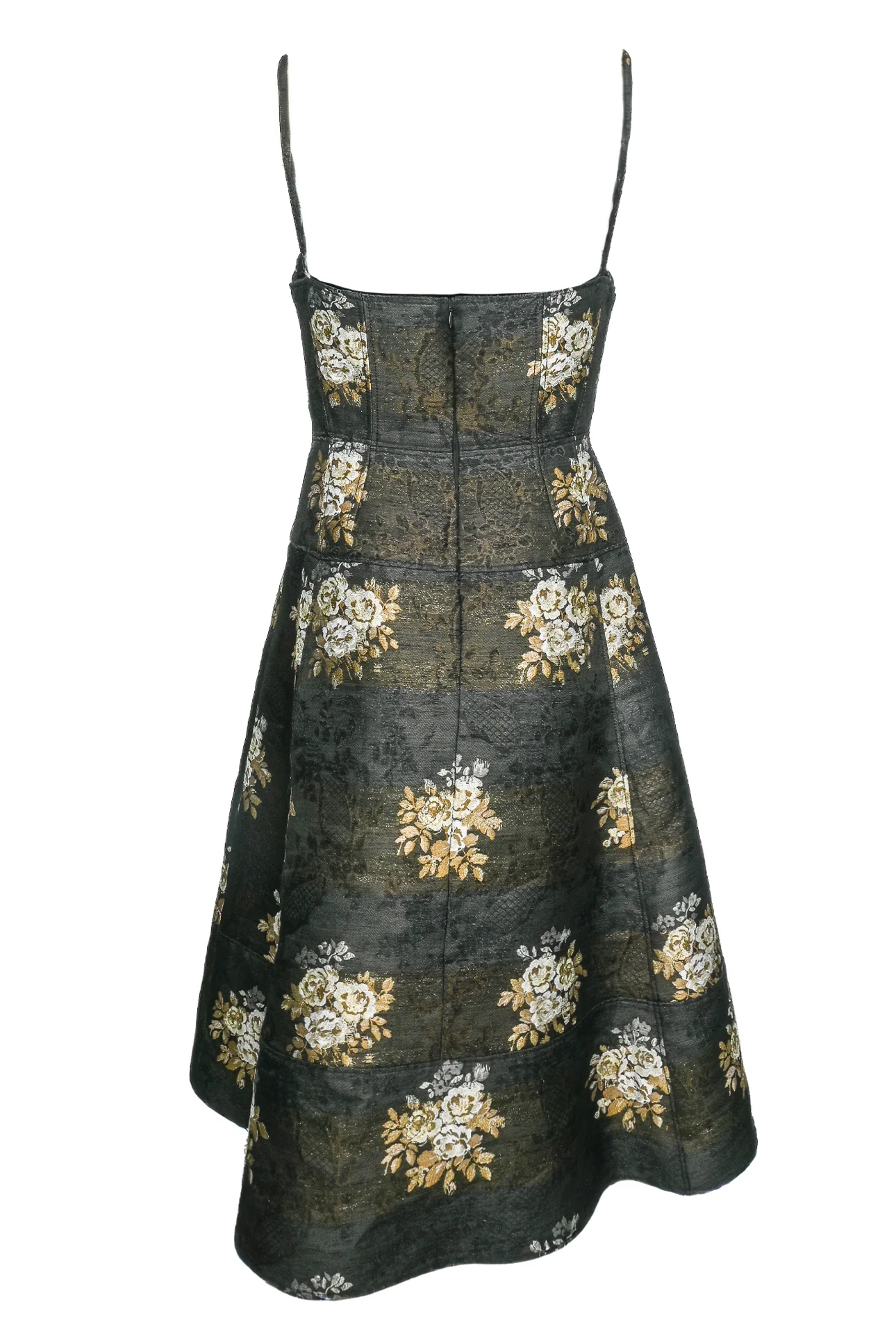 Erdem Size 10 Doris Tiered Brocade Gown - Image 2