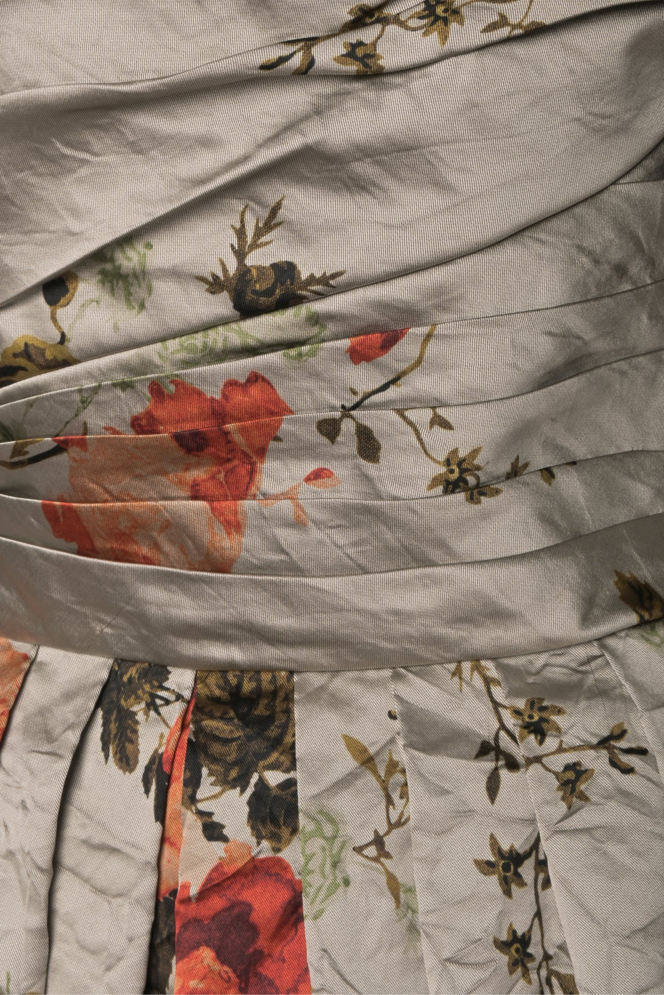 Erdem Size 10 Pleated Off The Shoulder Dress - Image 3