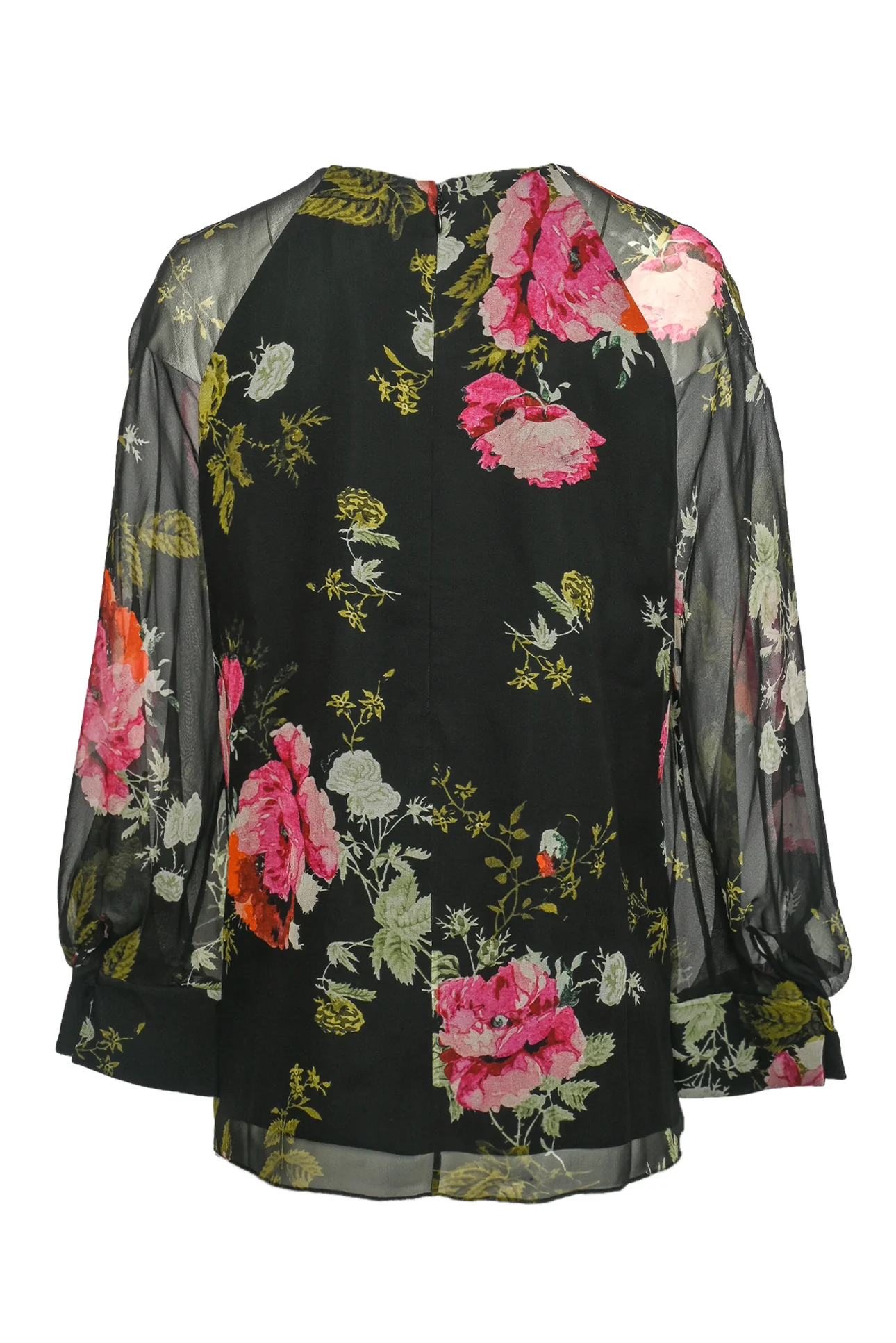 Erdem Size 8 Floral Silk Tops - Image 2