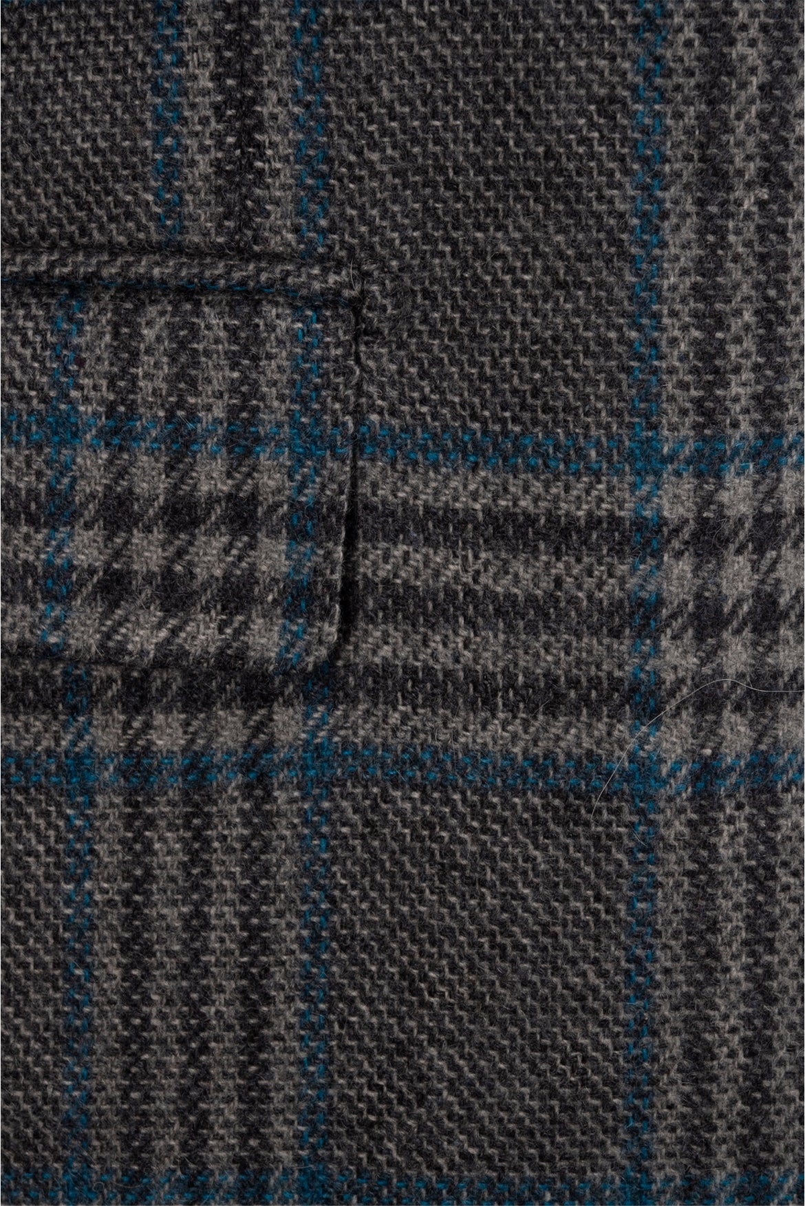 Ermenegildo Zegna Size 40 Men's Cashmere Check Single Breasted Blazer - Image 3