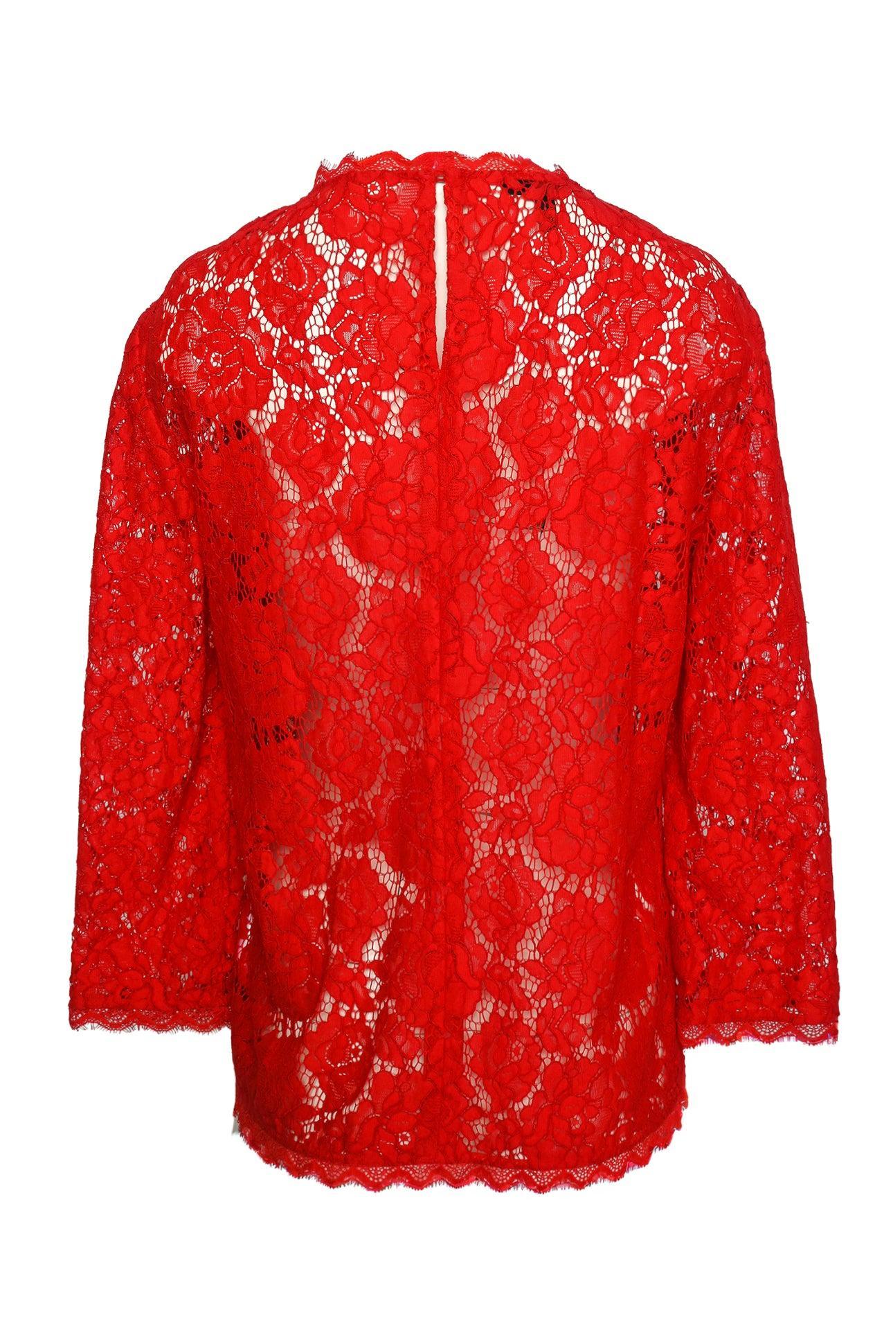 Escada Size 38 Lace Top - Image 2