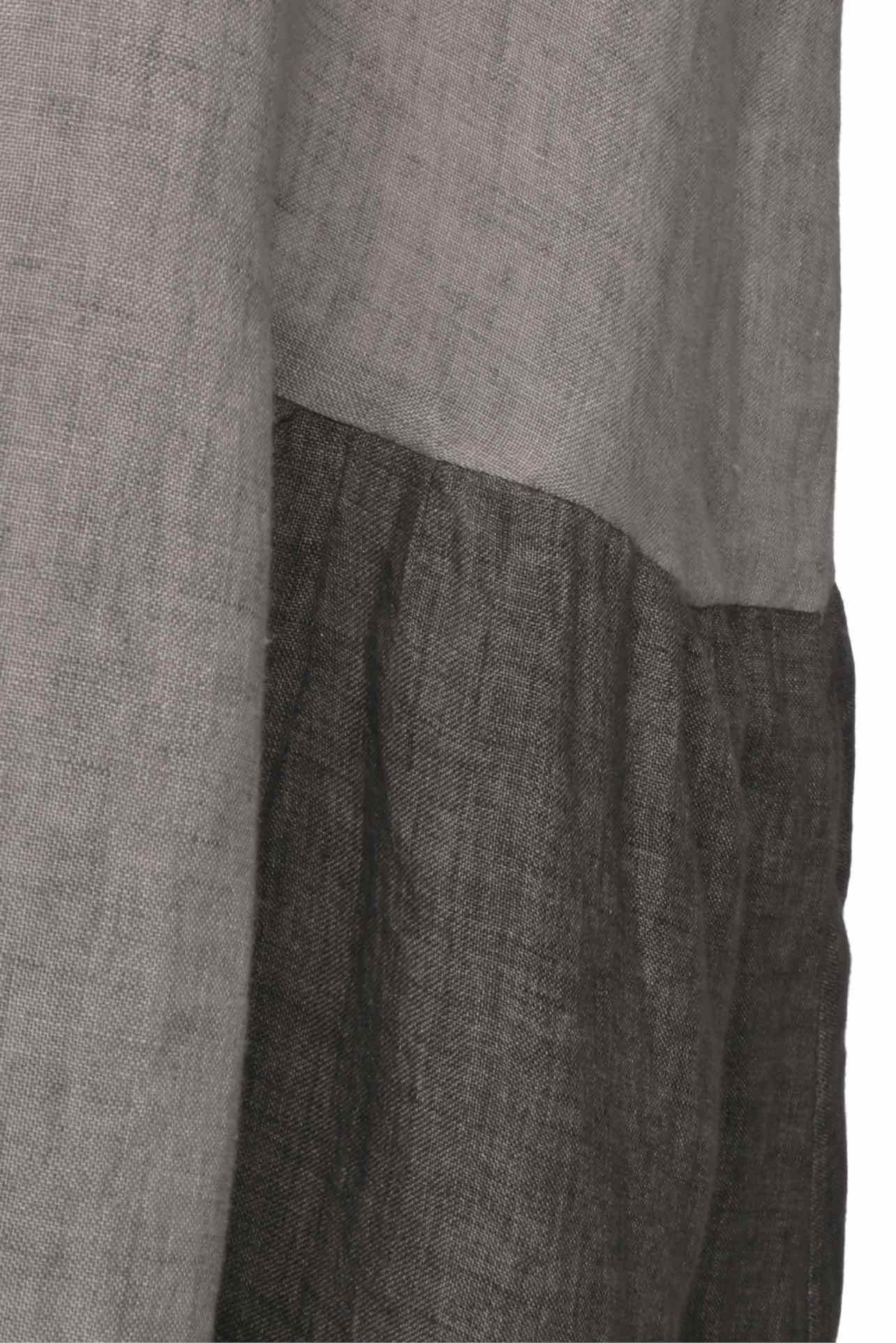 Eskandar Size 00 Sleeveless Linen Tiered Mini Dress - Image 3