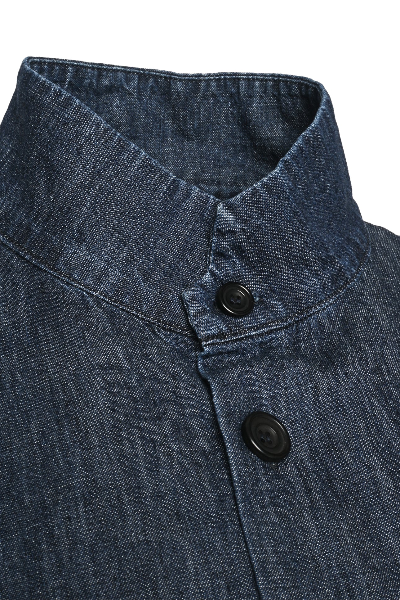Eskandar Size 1 Oversized Chambray Shirt - Image 3