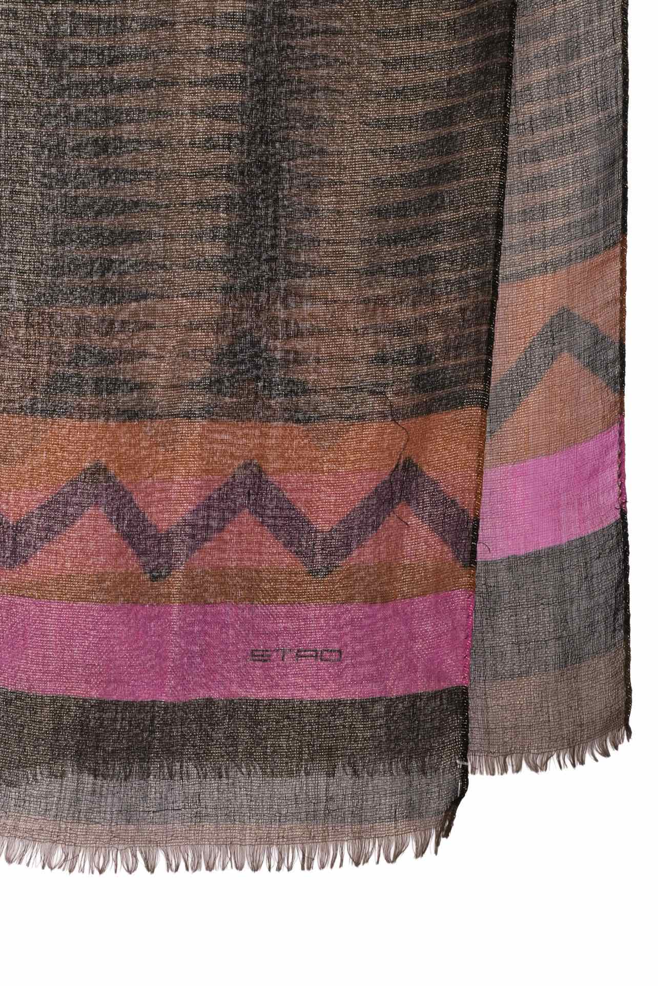 Etro Pattern Metallic Scarf - Image 2