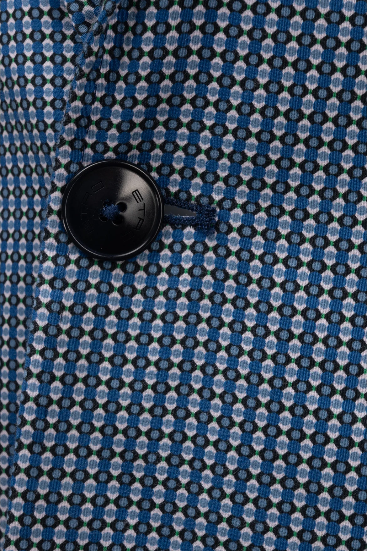 Etro Size 42 Men's Cotton & Silk Single Breasted Blazer - Image 3