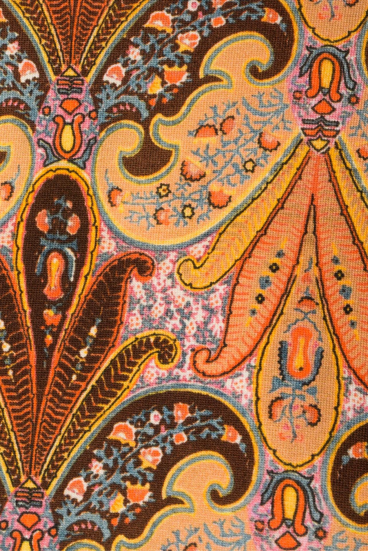 Etro Size XL Paisley Jersey Tops - Image 3