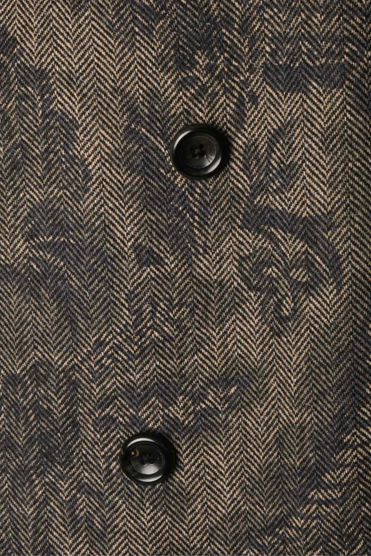 Etro Size XXL Men's Double Breasted Paisley Herringbone Peacoat - Image 4