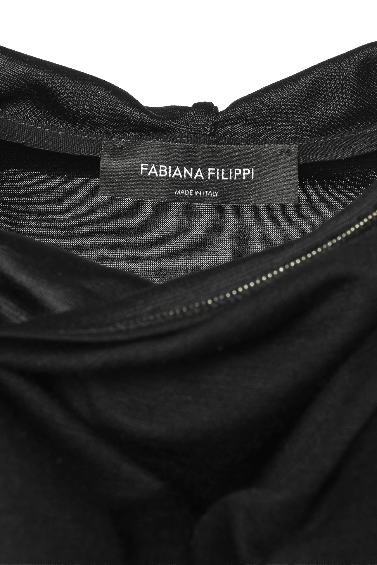 Fabiana Filippi Size XS/S Sleeveless Cowl Neck Knit Blouse - Image 3