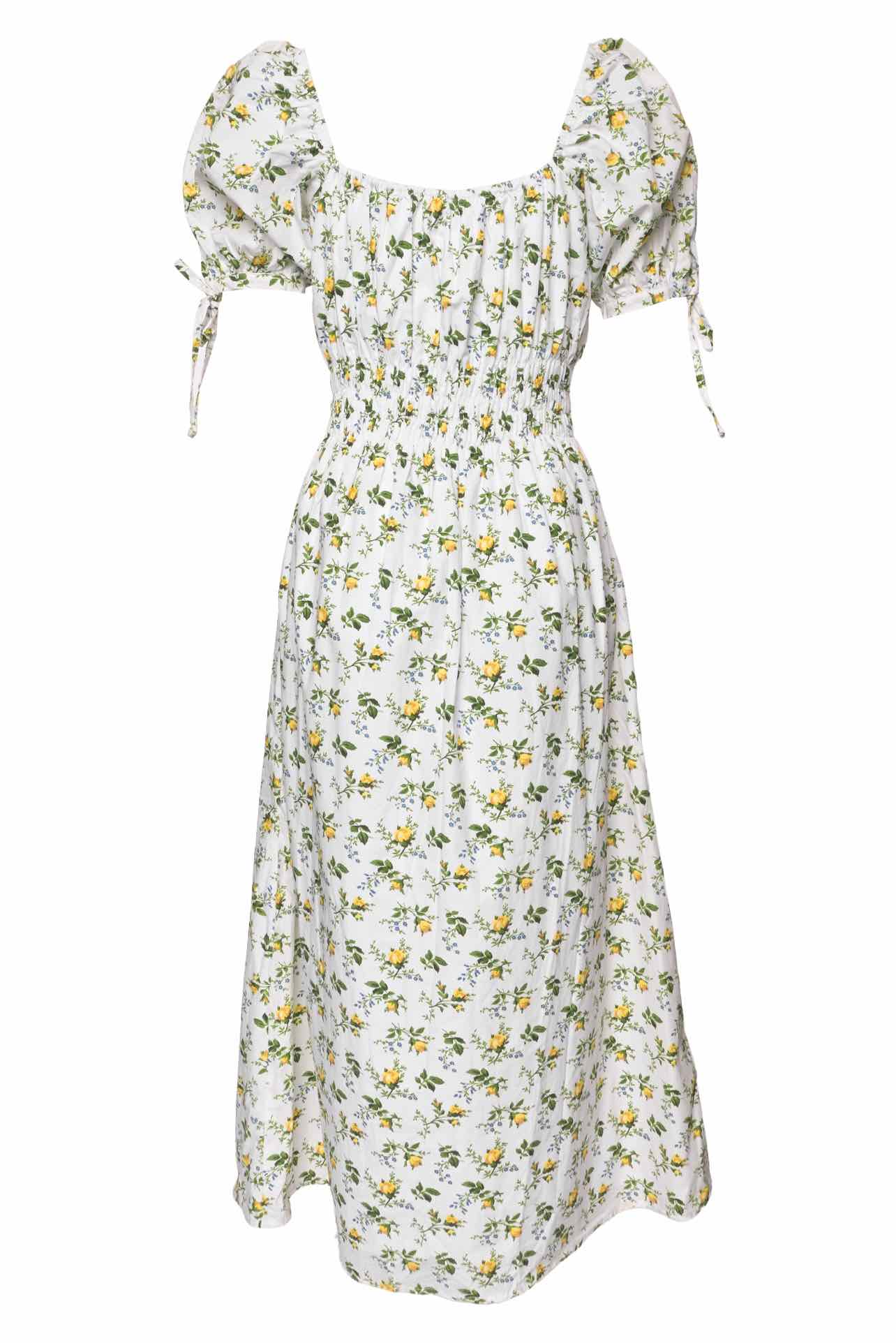 Faithfull the Brand Size 8 Floral Midi Dress - Image 2