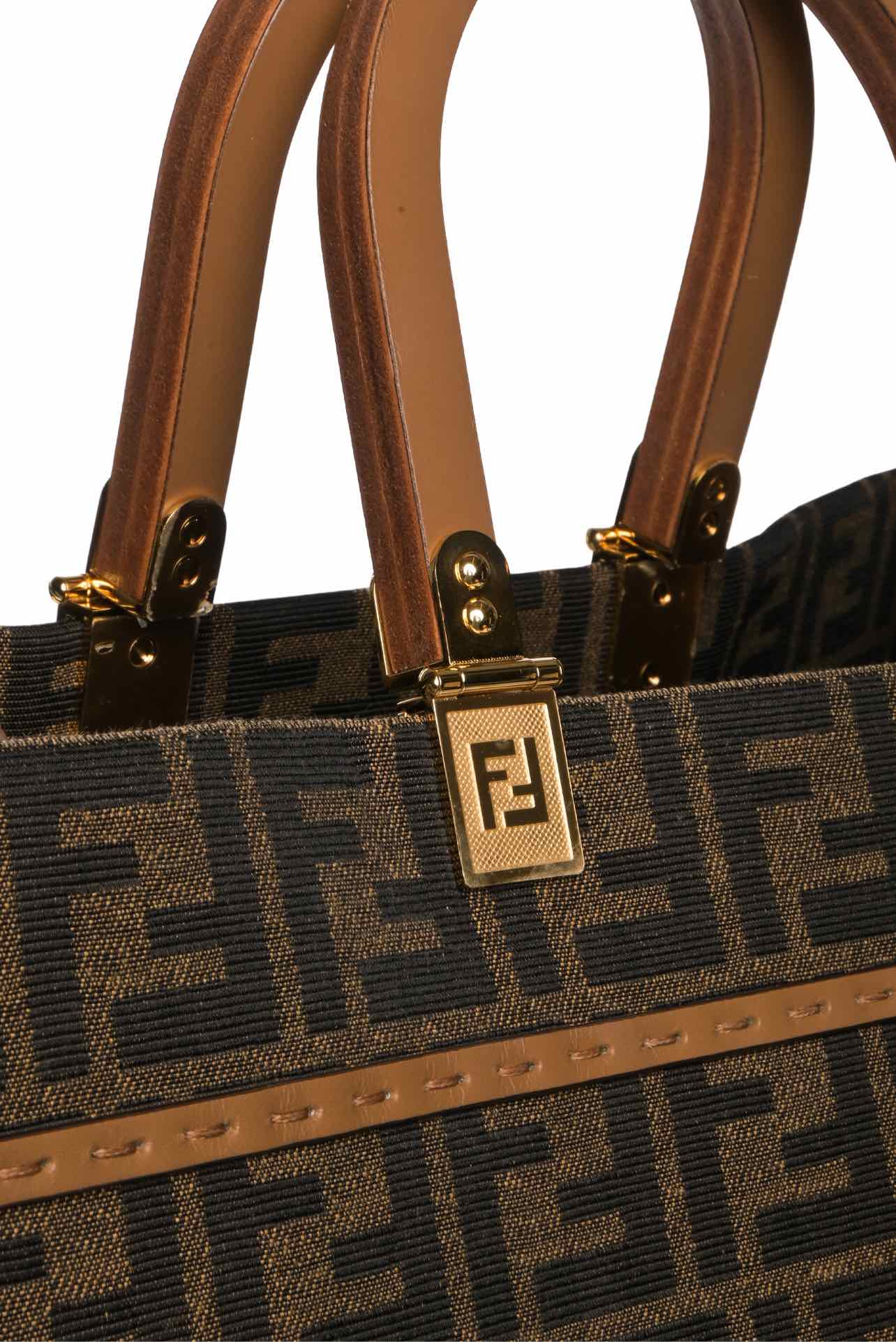 Fendi FF Jacquard Sunshine Large Tote - Image 5
