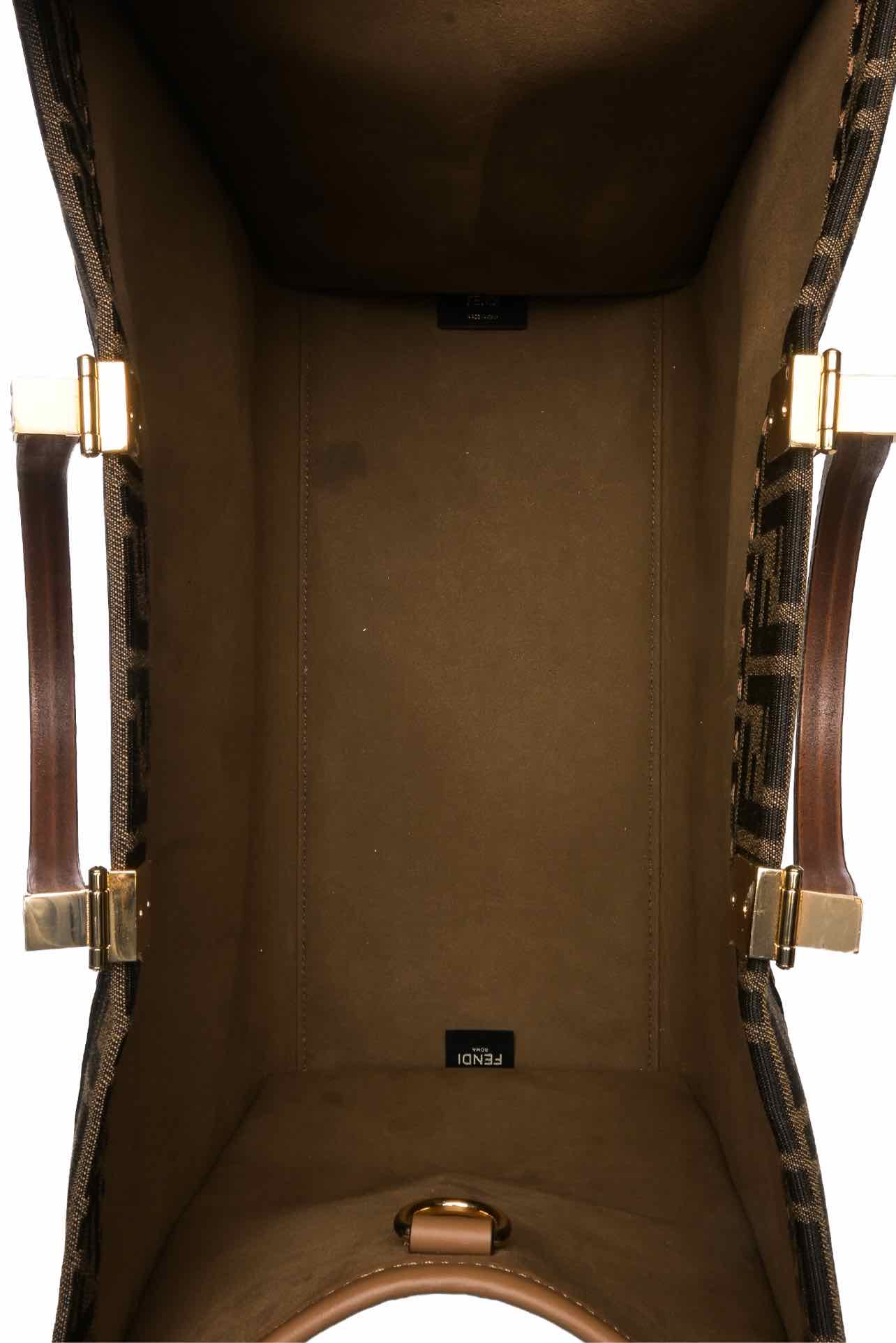 Fendi FF Jacquard Sunshine Large Tote - Image 7