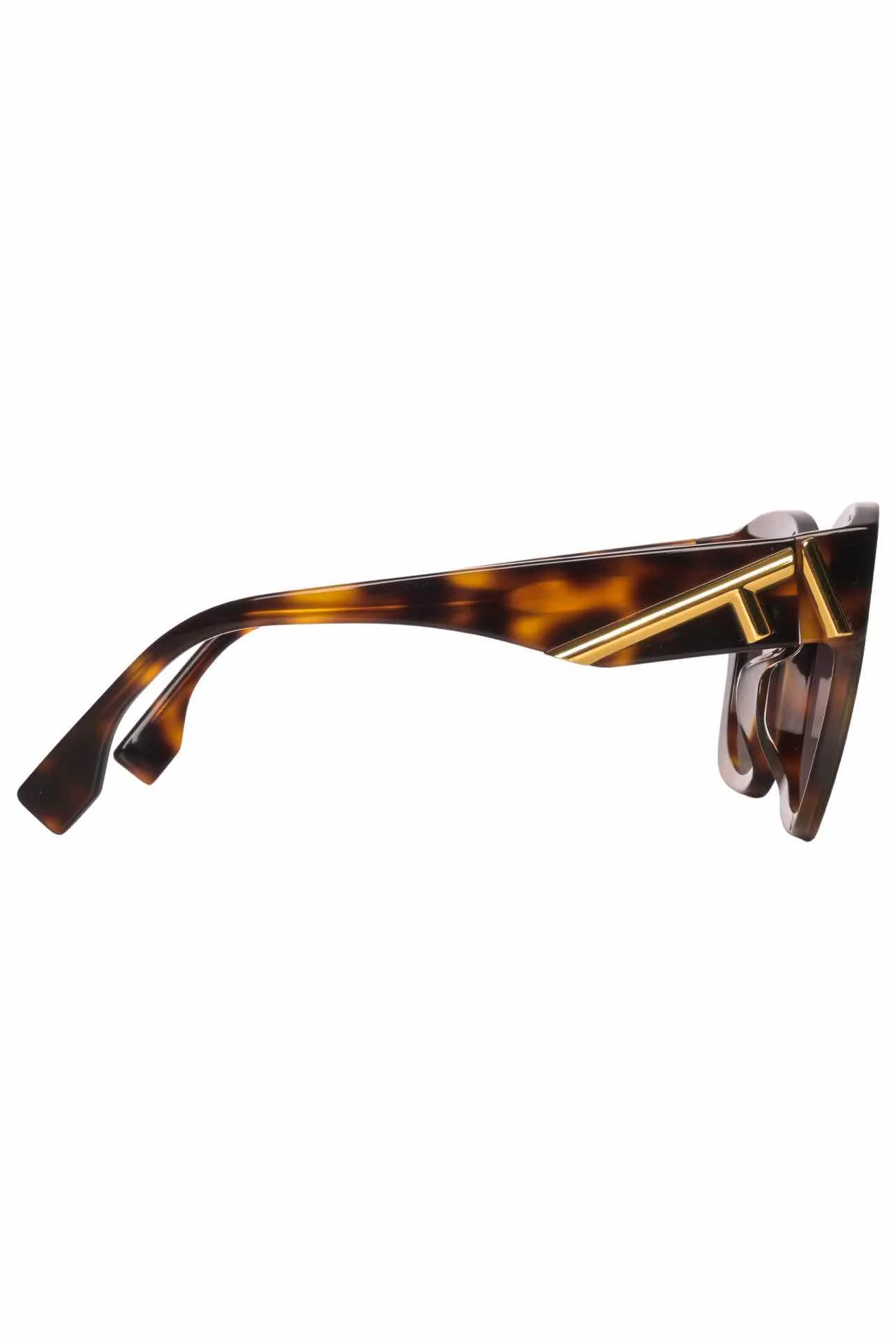 Fendi First Square Tortoise Sunglasses - Image 3