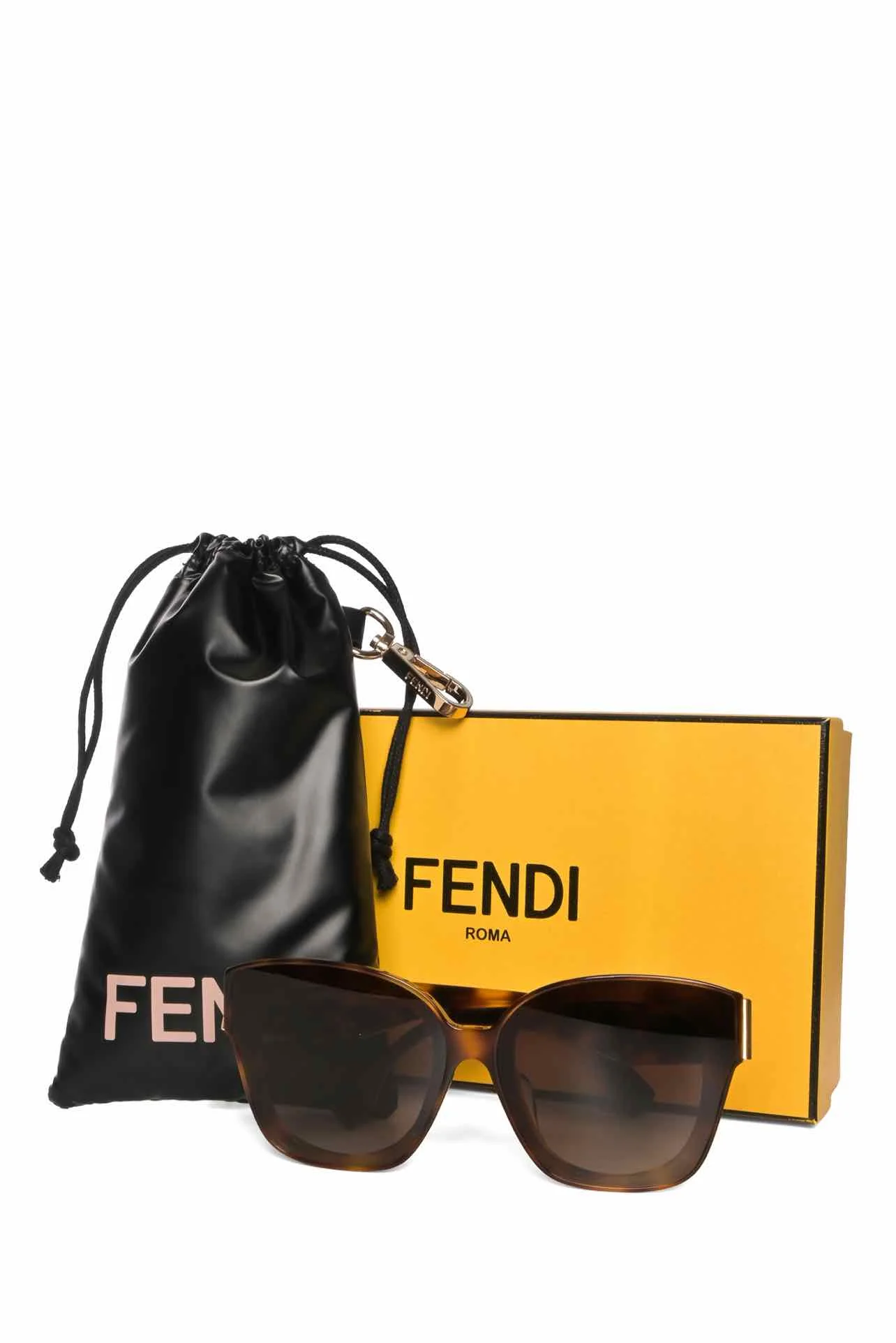 Fendi First Square Tortoise Sunglasses - Image 5
