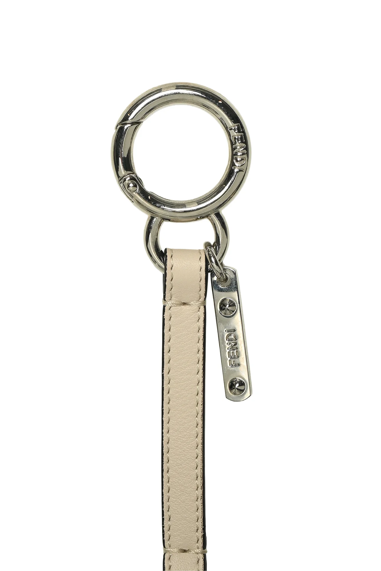 Fendi Leather Flower Applique Mirror Bag Charm - Image 4