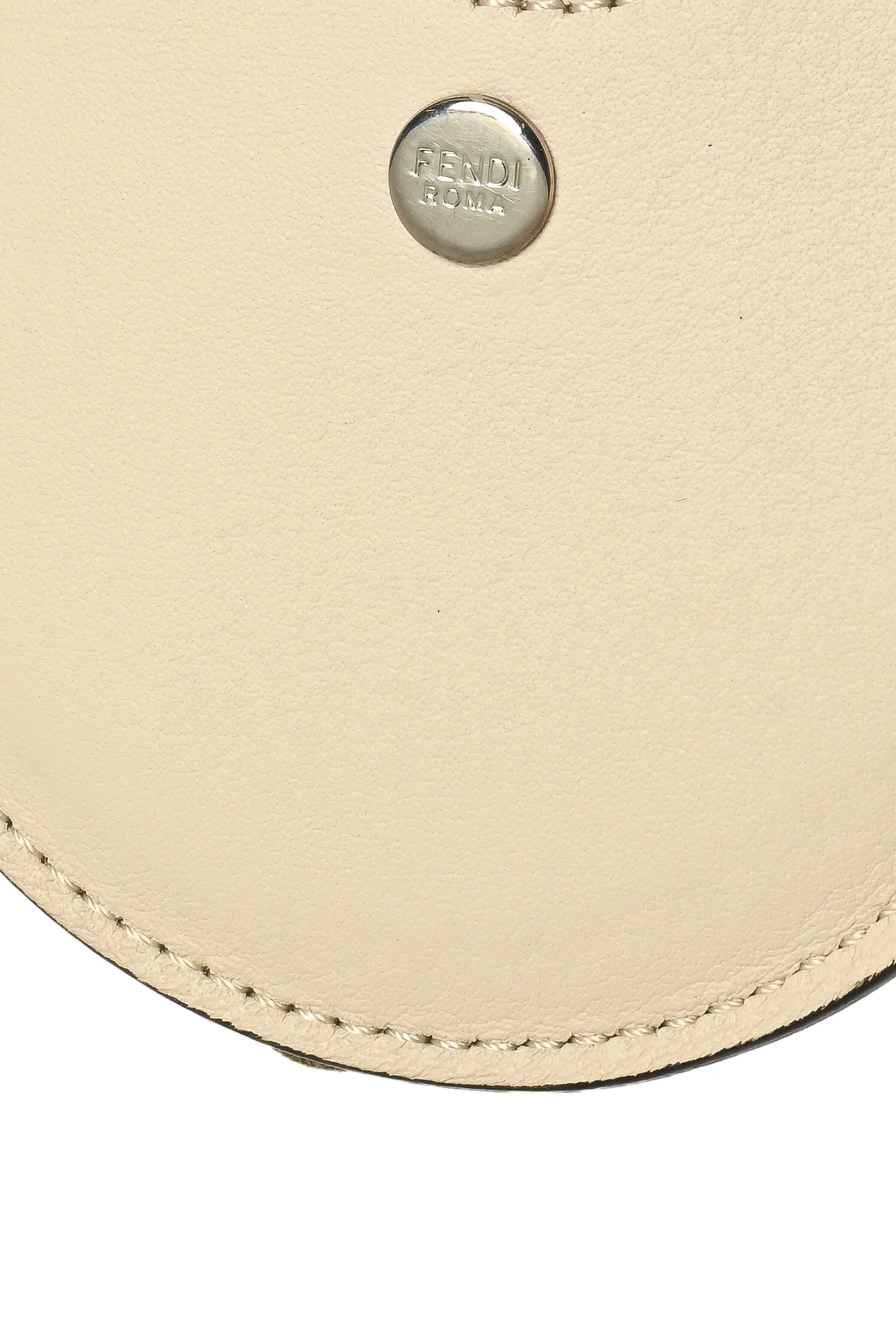 Fendi Leather Flower Applique Mirror Bag Charm - Image 5