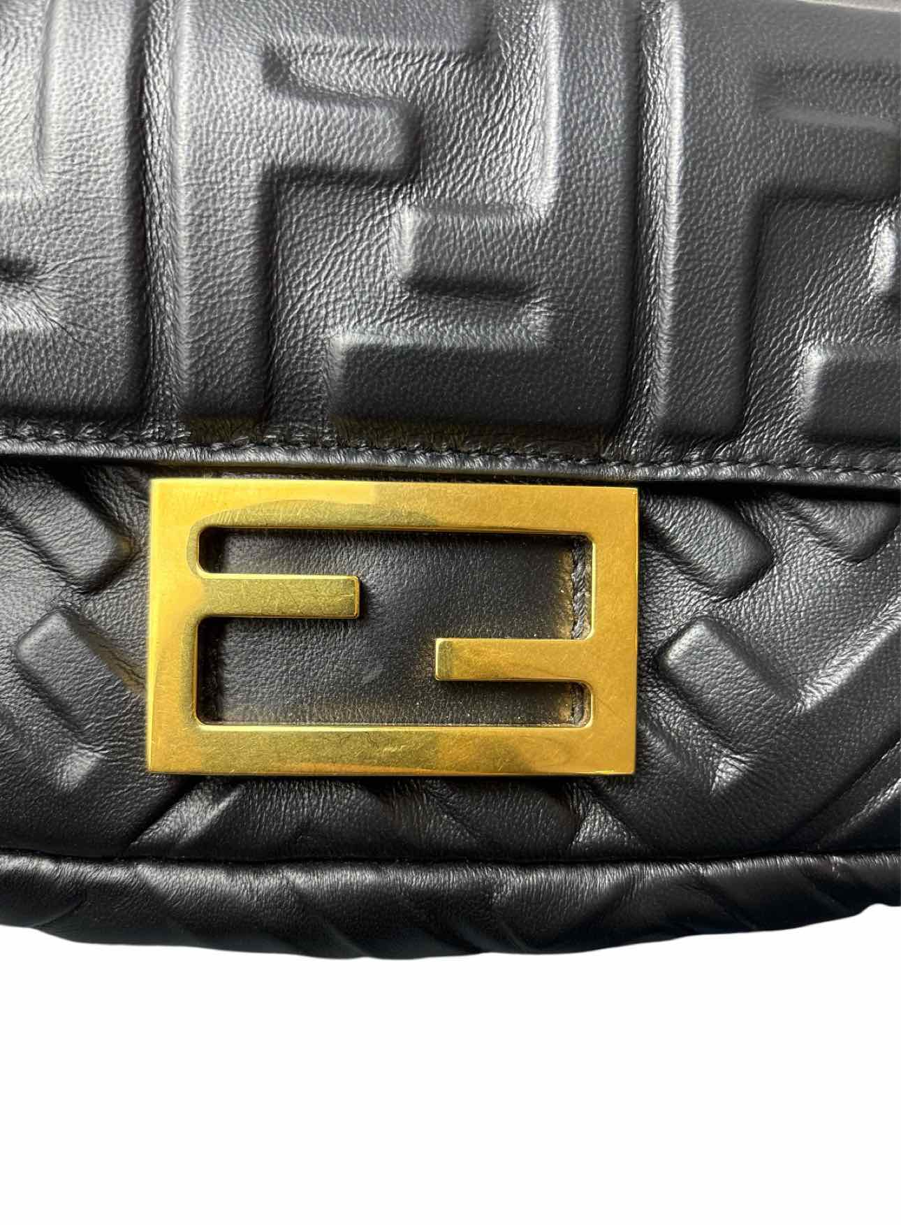 Fendi Leather Mini Baguette Purse - Image 10