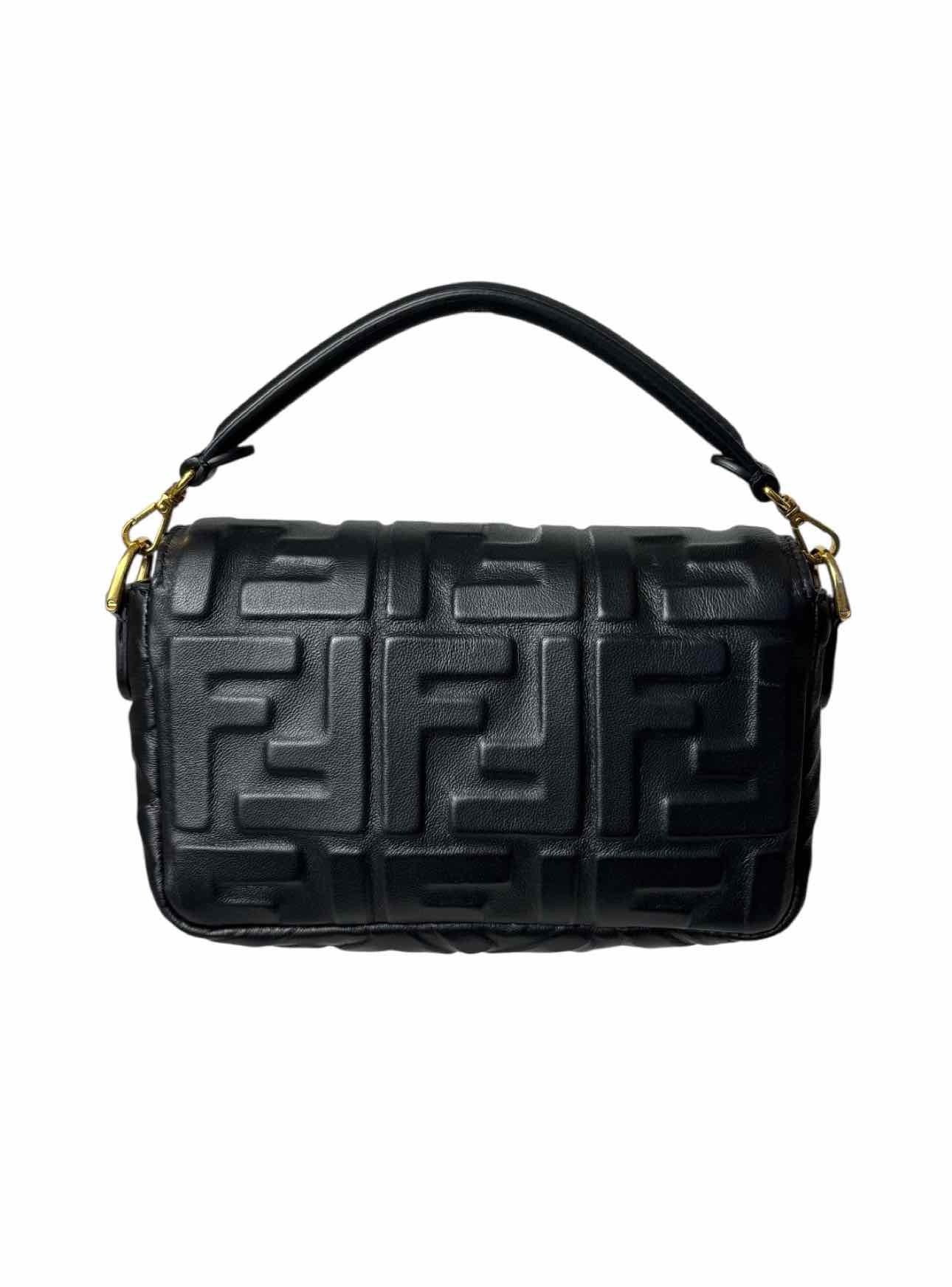 Fendi Leather Mini Baguette Purse - Image 3