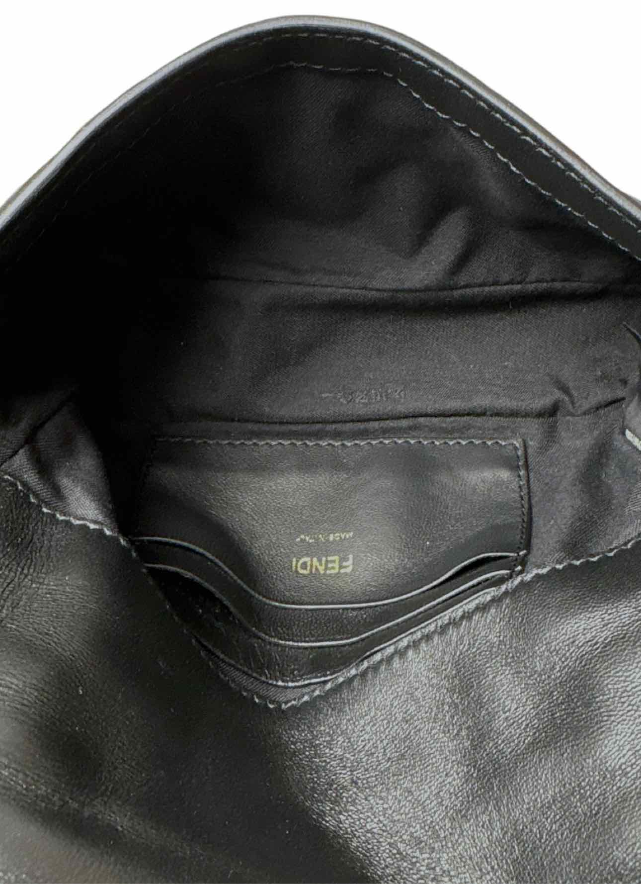 Fendi Leather Mini Baguette Purse - Image 7
