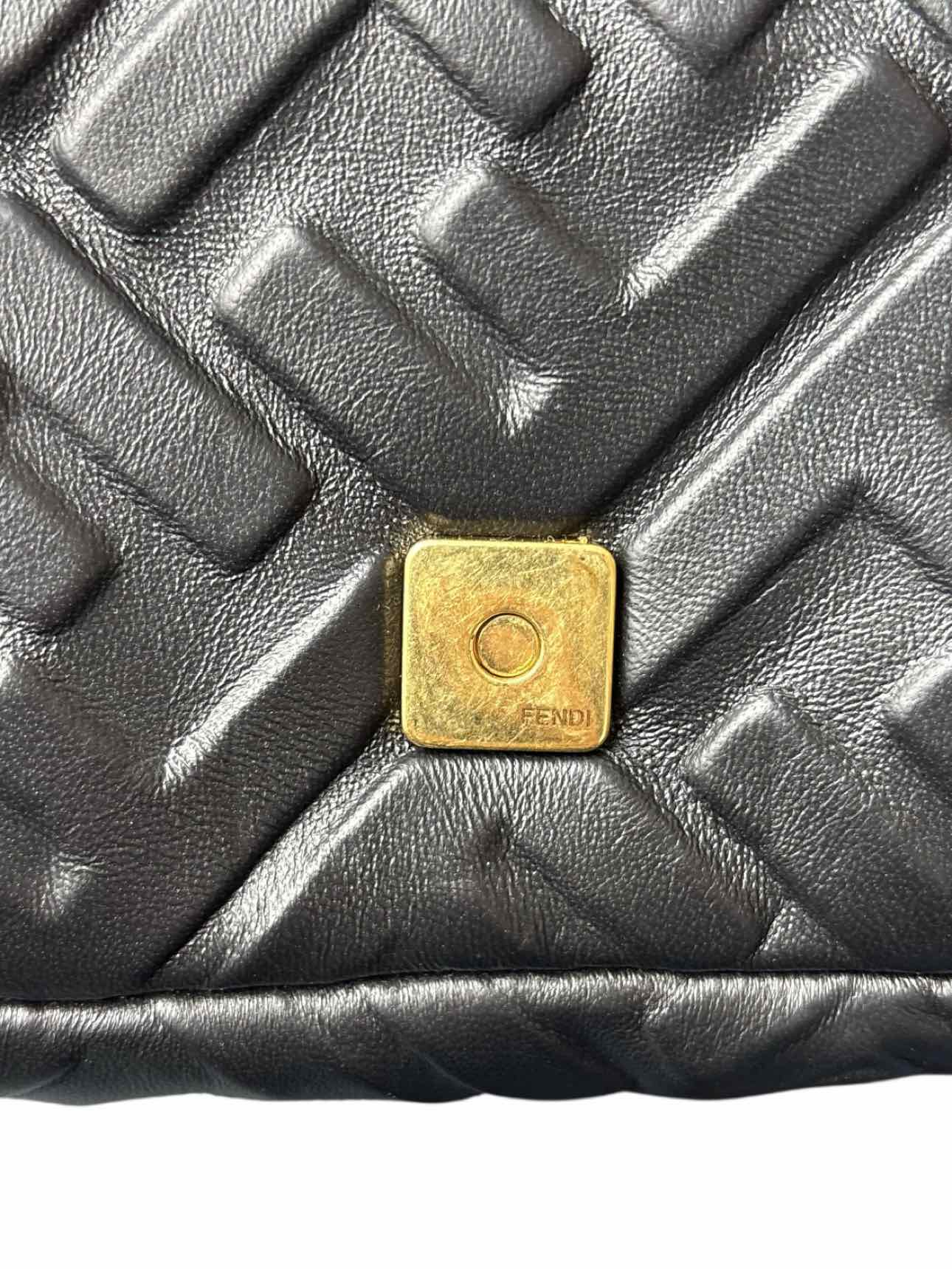 Fendi Leather Mini Baguette Purse - Image 8