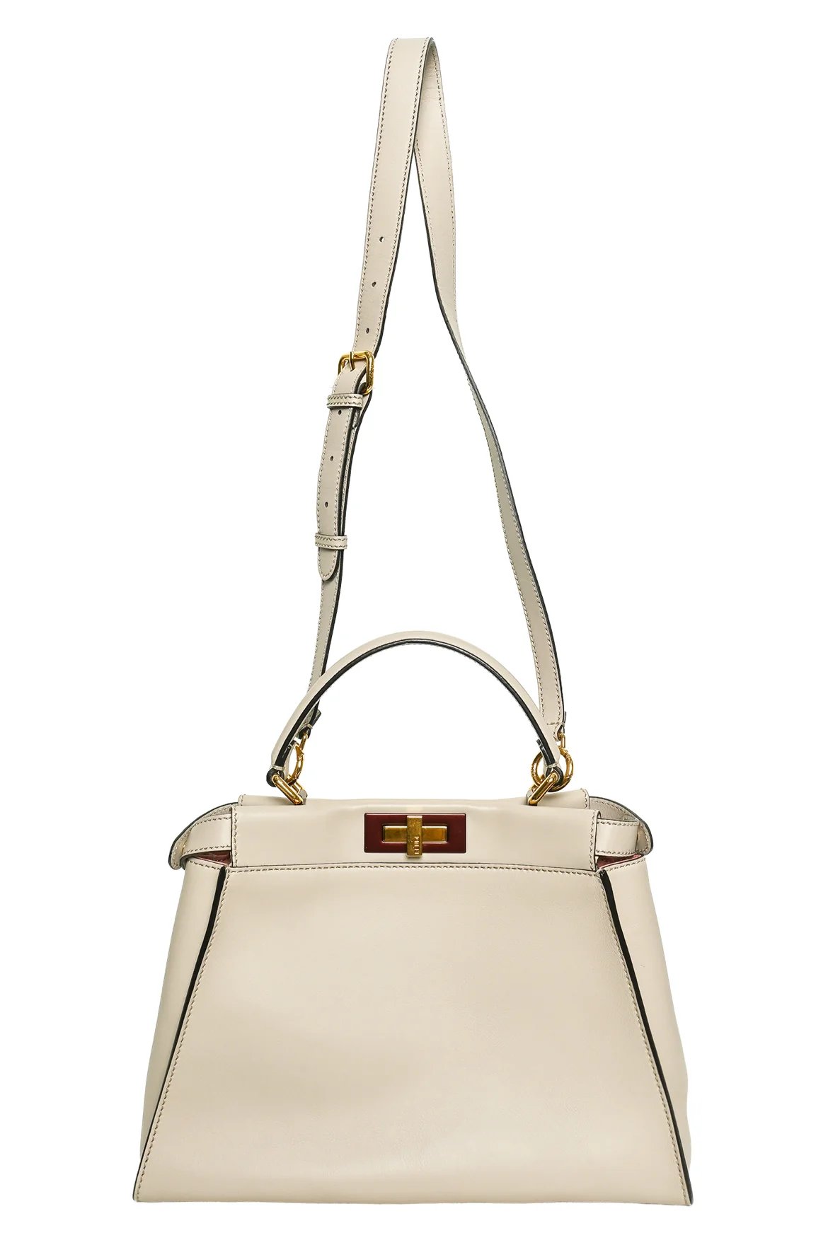 Fendi Medium Peekaboo Shoulder Bag - Image 5