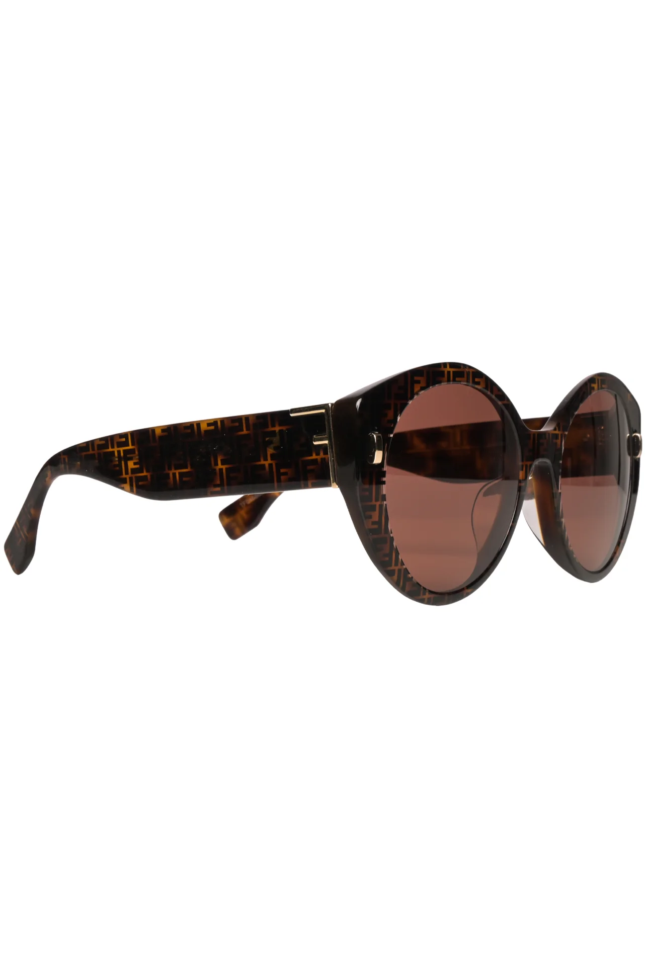 Fendi Monogram Round Sunglasses - Image 2