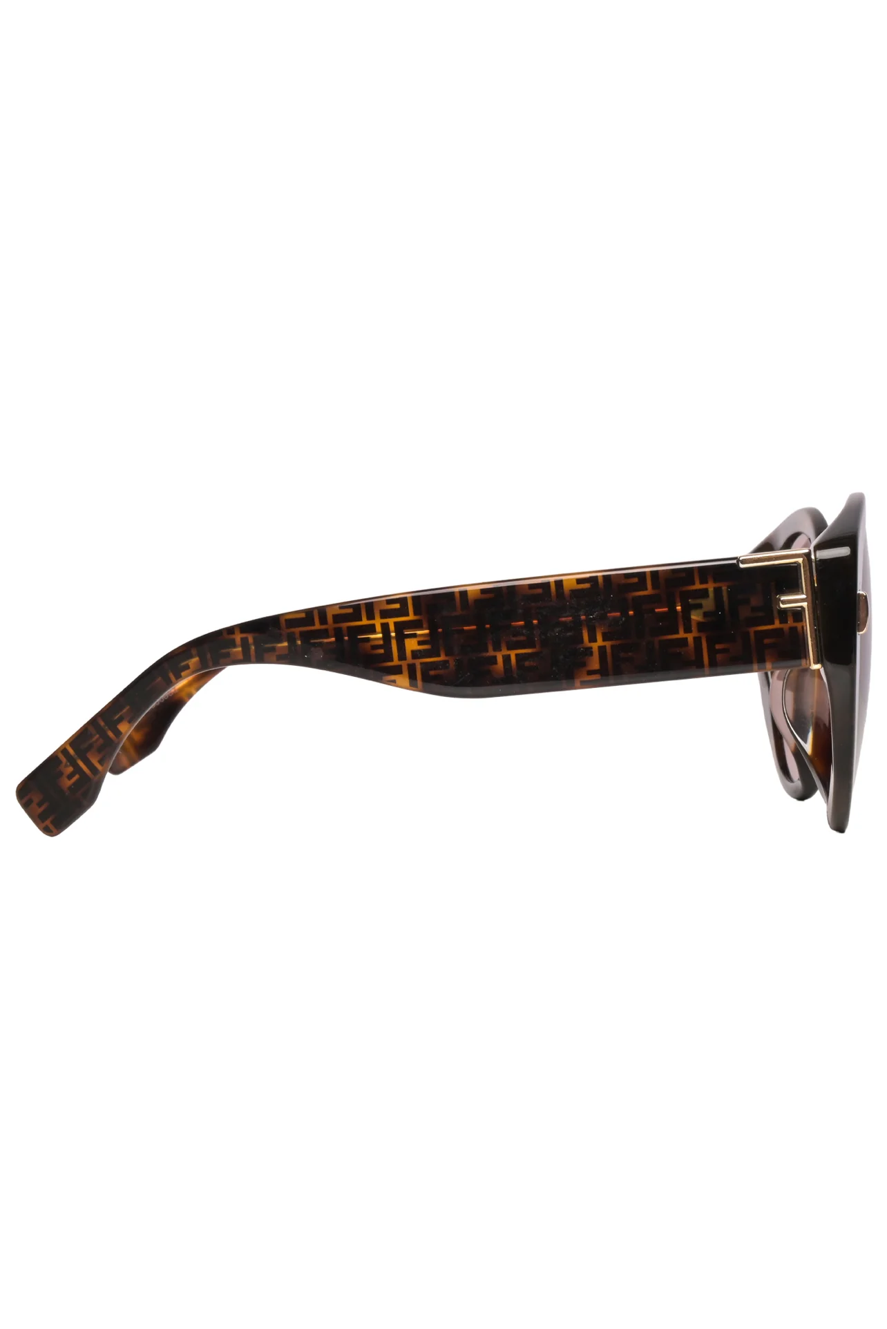 Fendi Monogram Round Sunglasses - Image 3