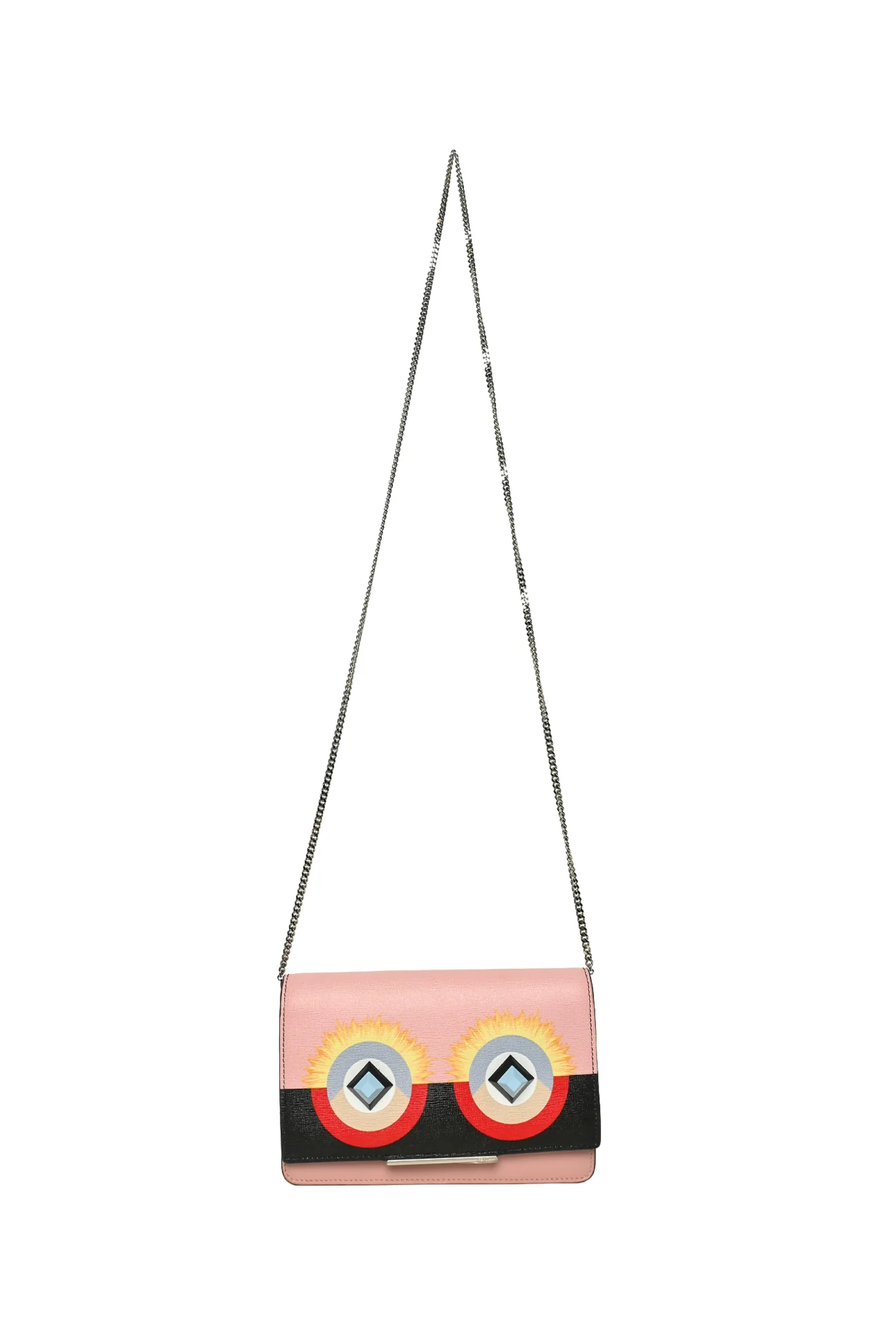 Fendi Monster Eyes Continental Wallet on Chain - Image 4