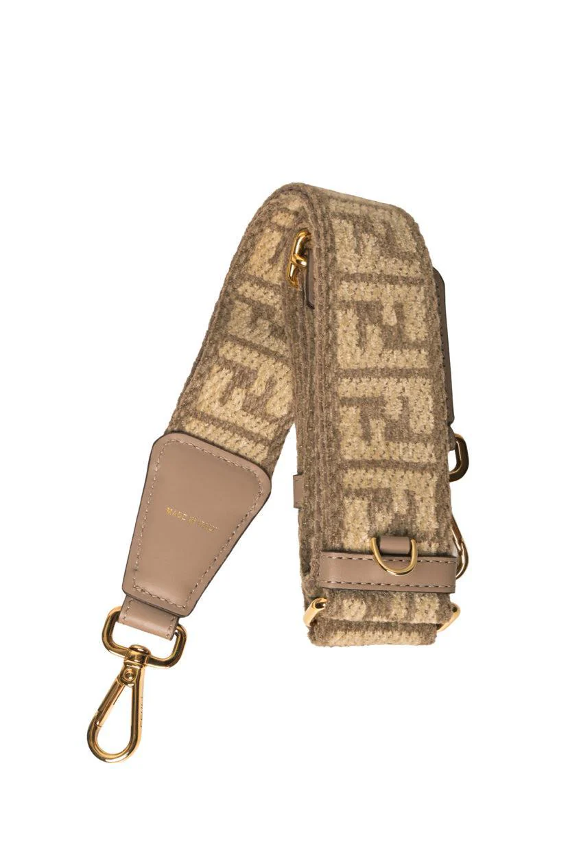Fendi Peekaboo Iseeu Chenille Vitello Seta FF Bag - Image 8