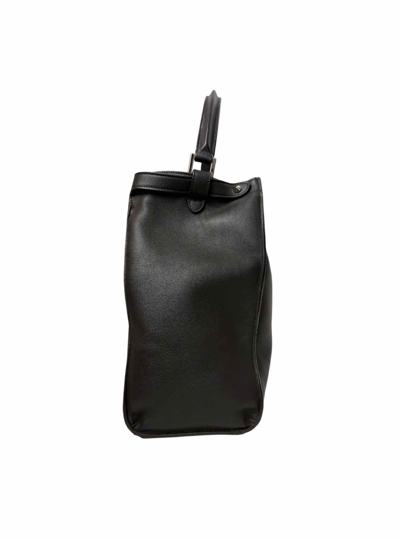 Fendi Peekaboo X-lite Leather Monogram Fur Lined Purse - Image 2
