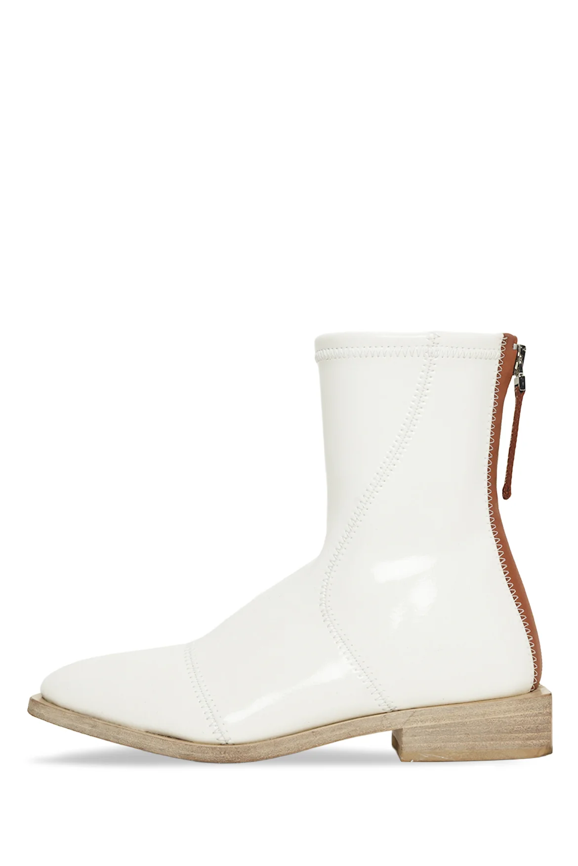 Fendi Size 35 Patent Square Toe Ankle Boots - Image 3