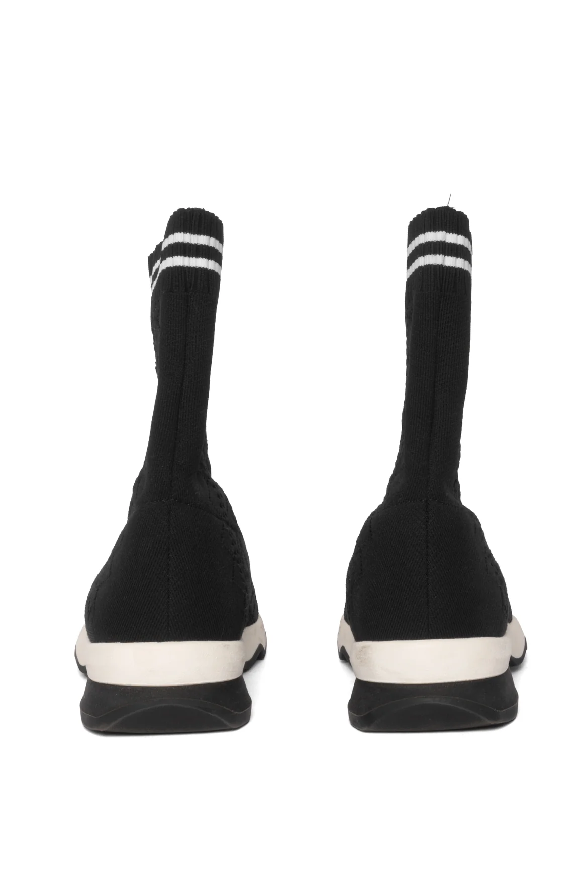 Fendi Size 35 Lace Up Stretch Knit Sock Sneaker - Image 4