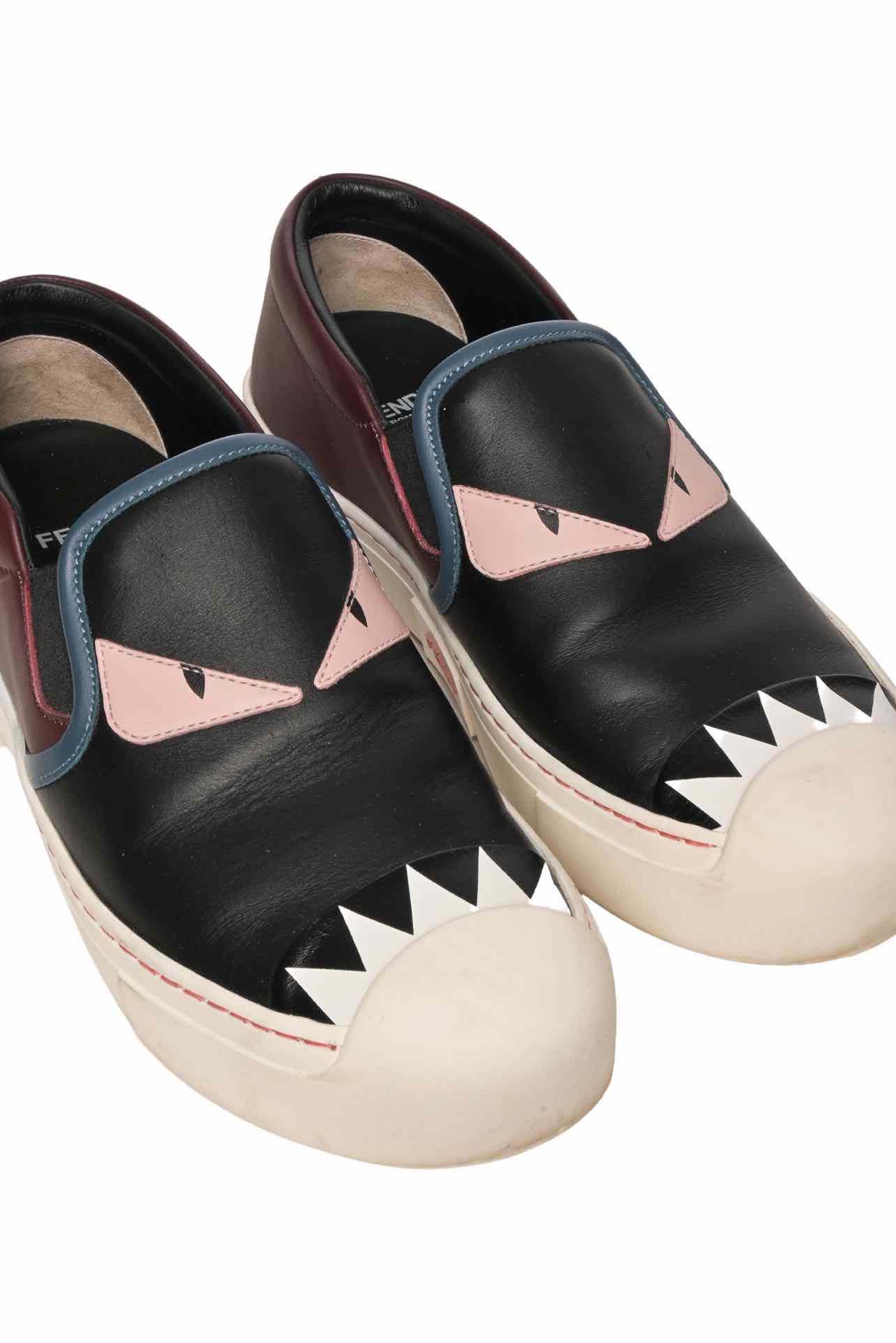 Fendi Size 36 Monster Slip On Sneaker - Image 4