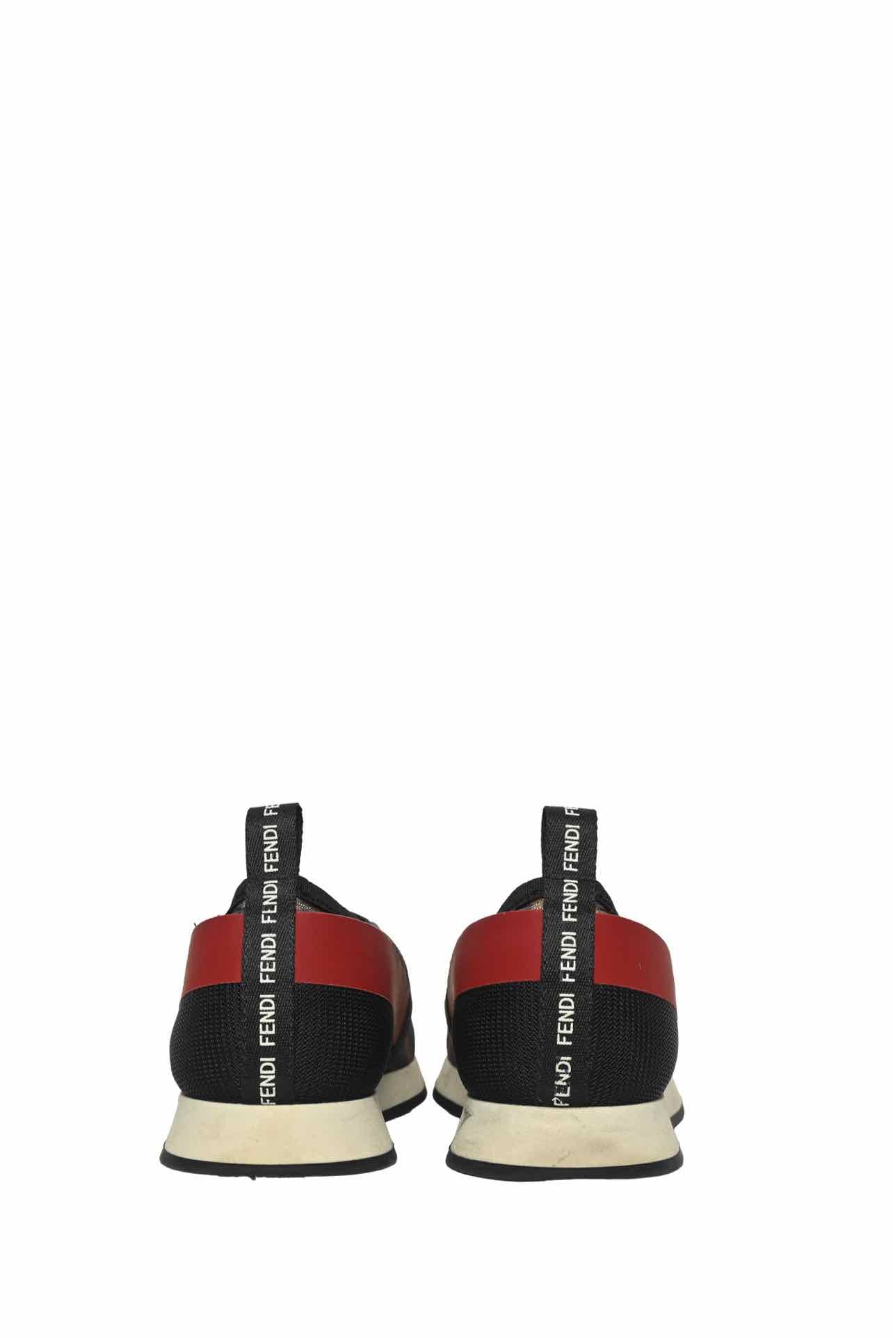 Fendi Size 37 Zucca FF Logo Mesh Slip On Sneaker - Image 5