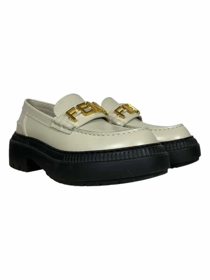 Fendi Size 39 Fendigraphy Platform Loafers - Image 2