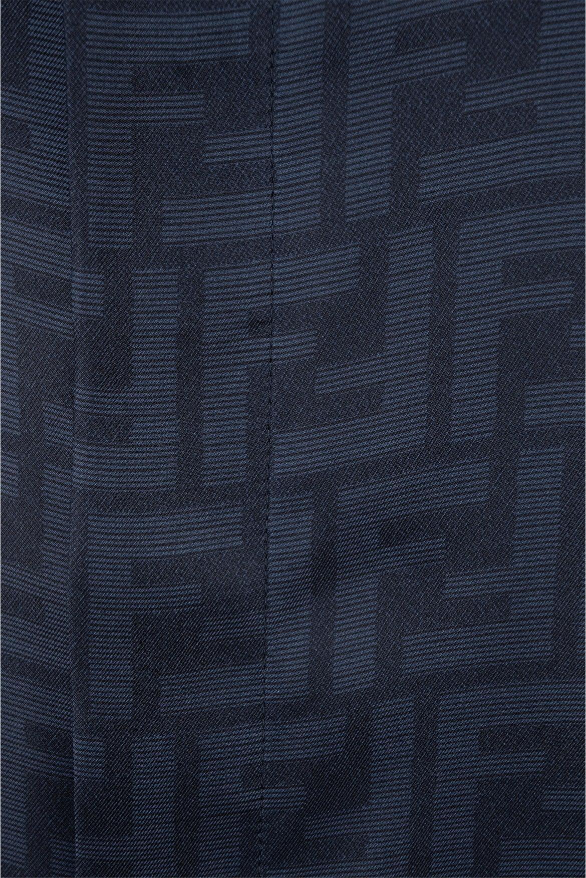 Fendi Size 39 Men's FF Motif Silk Shirt Short Sleeve - Image 3