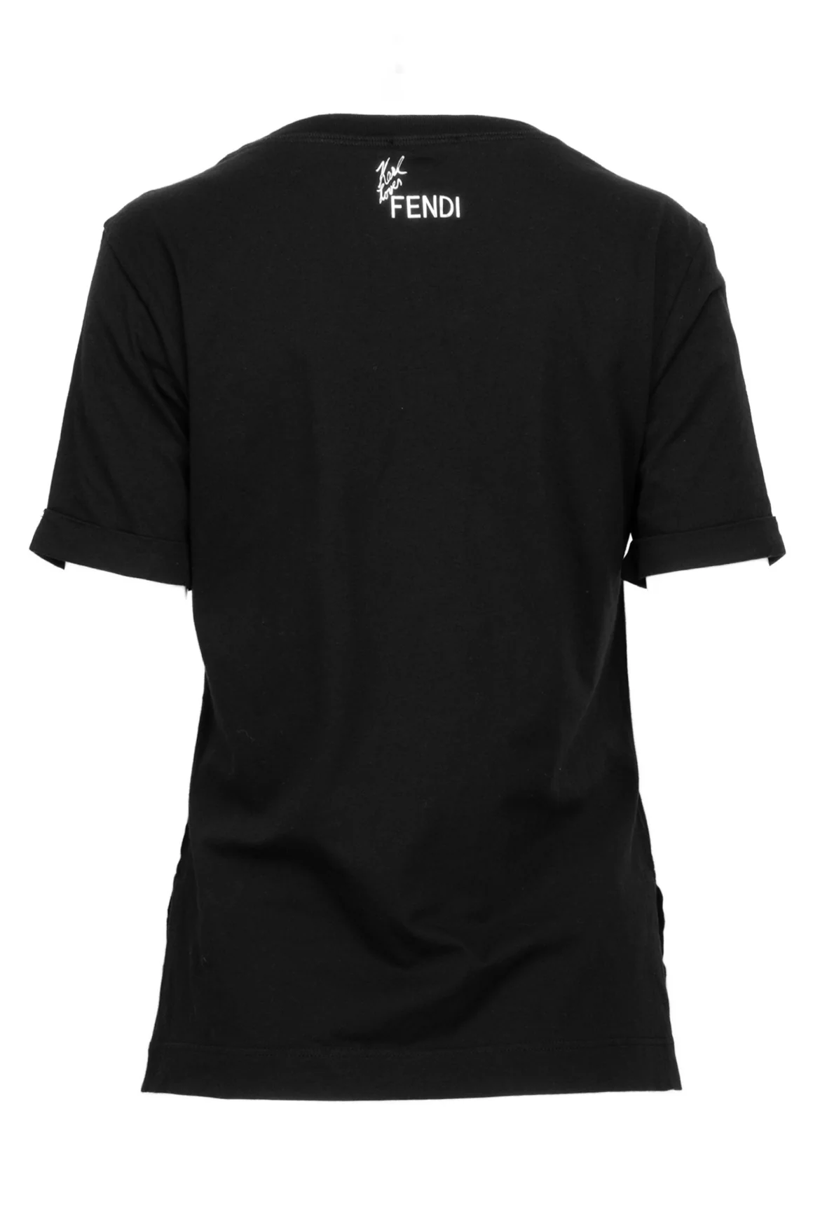 Fendi Size 40 Karlito Glitter Print T-Shirt - Image 2