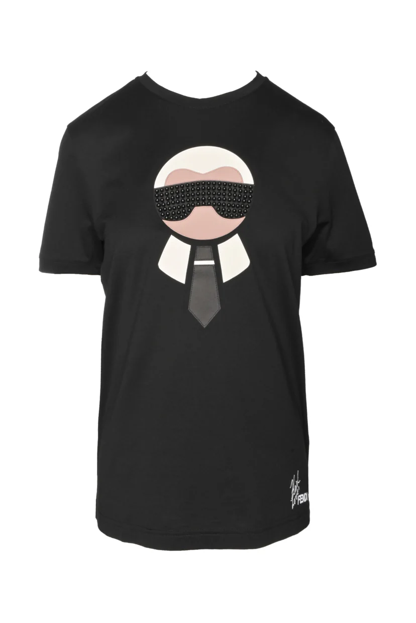 Fendi Size 42 Men's Karl Lover Graphic T-shirt