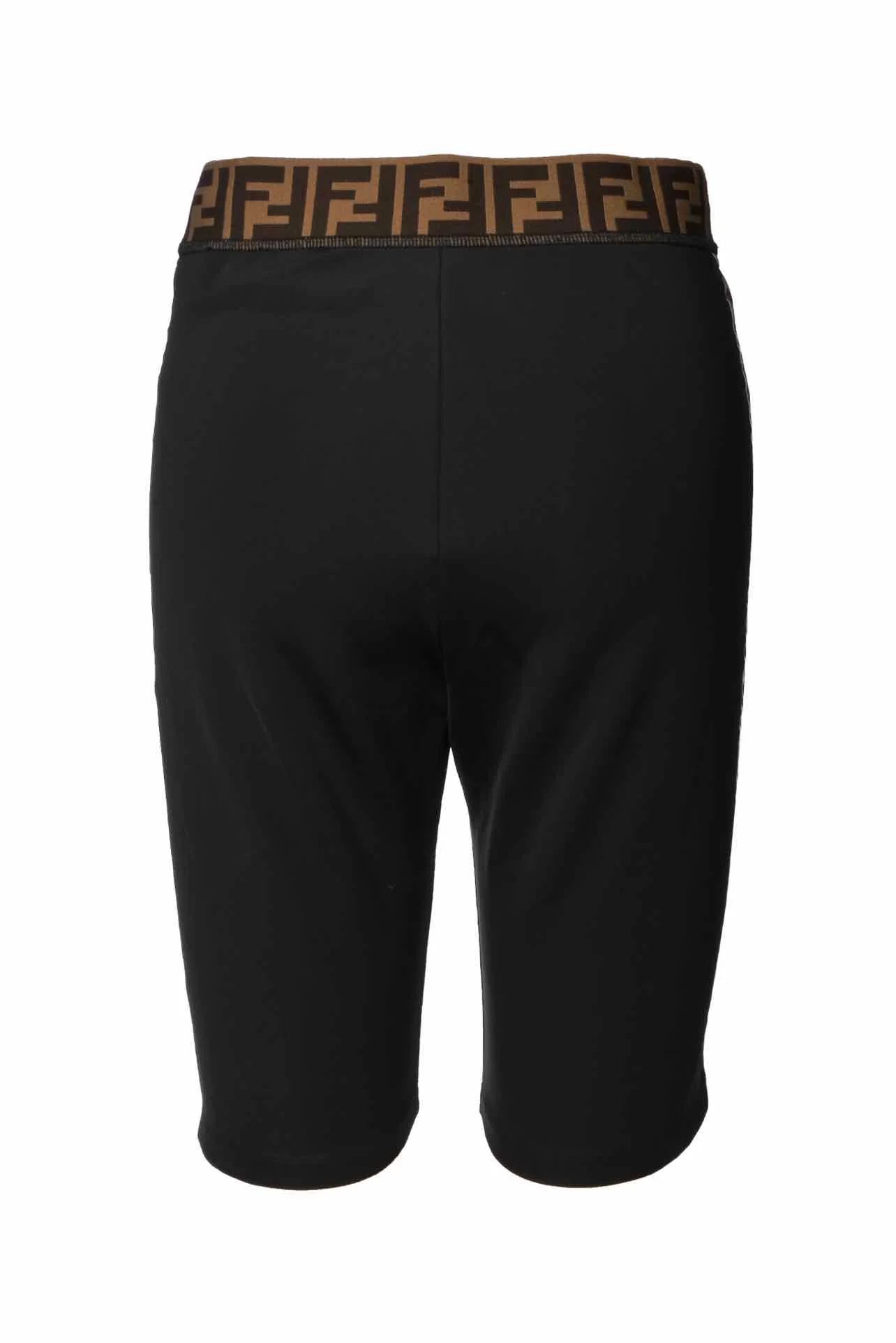 Fendi Size 6 FF Logo Stripe Cycling Shorts - Image 2
