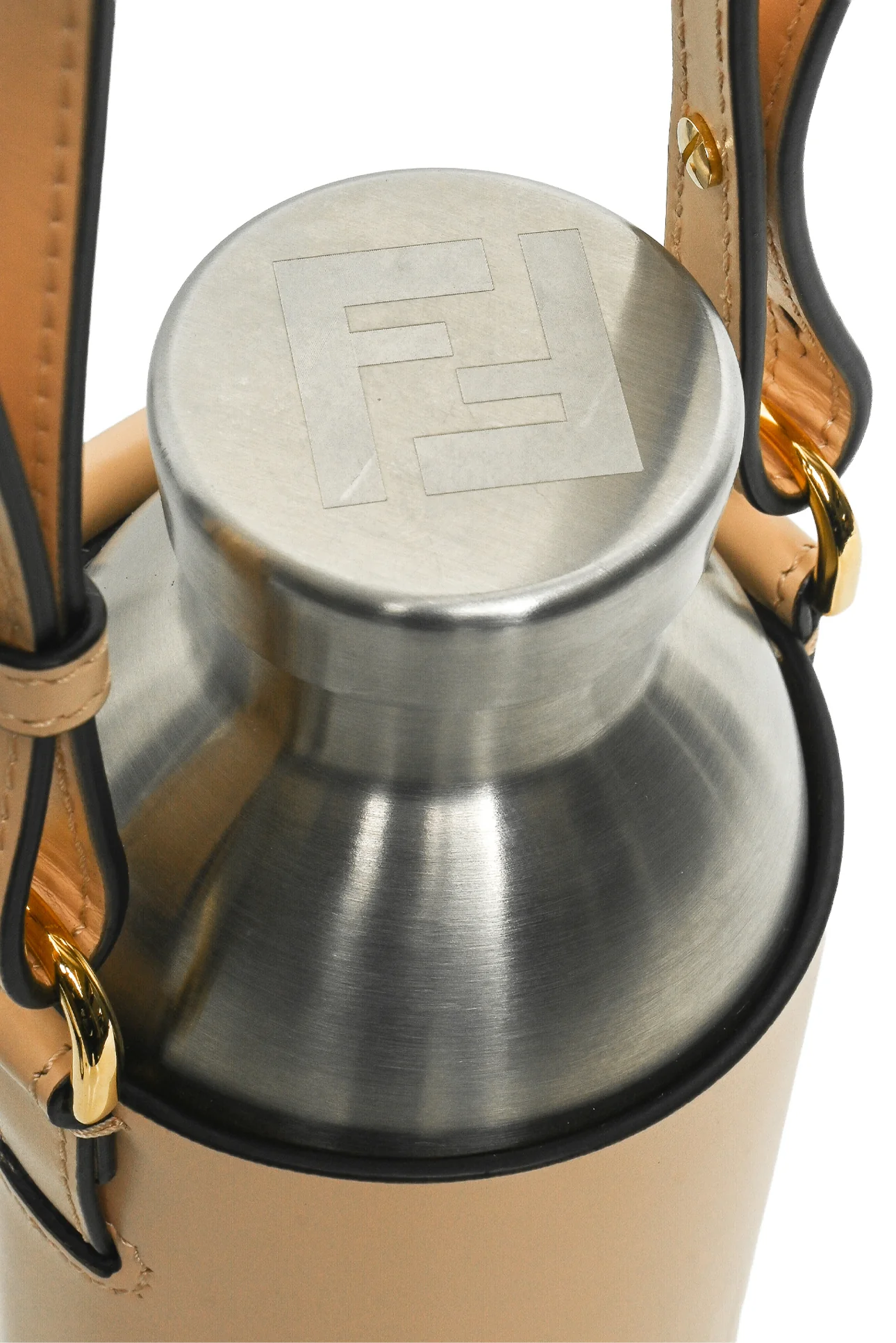 Fendi X 24Bottles Flask with Crossbody Leather Holder - Image 5