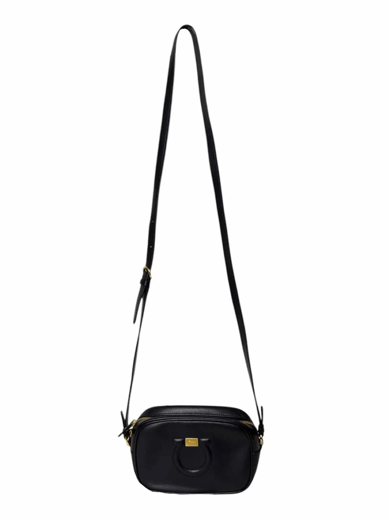 Ferragamo Gancini Small Camera Bag Purse