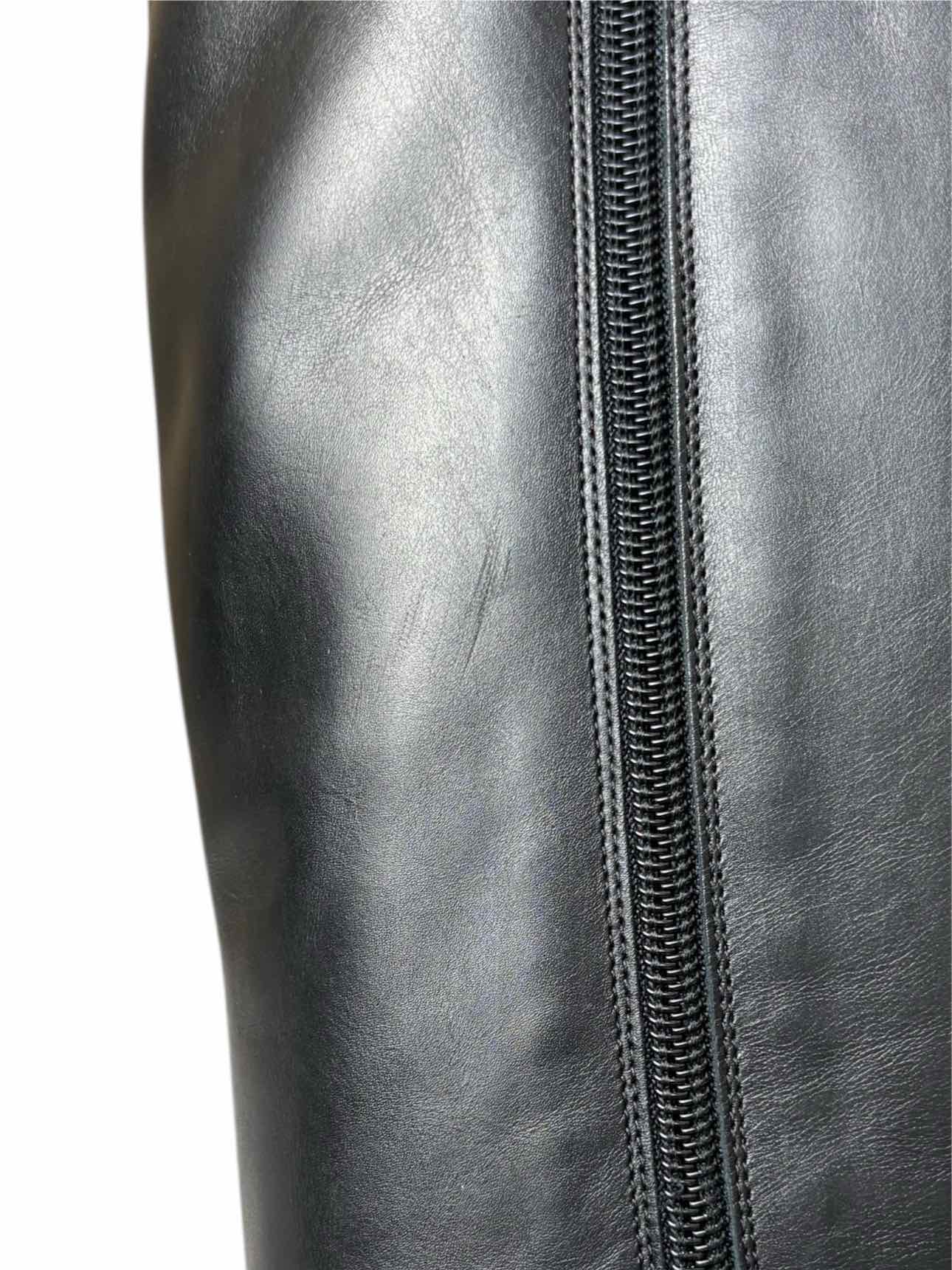 Ferragamo Logo Riding Size 6 Boots - Image 12