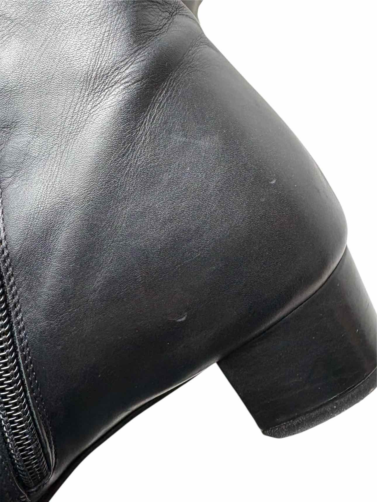 Ferragamo Logo Riding Size 6 Boots - Image 16
