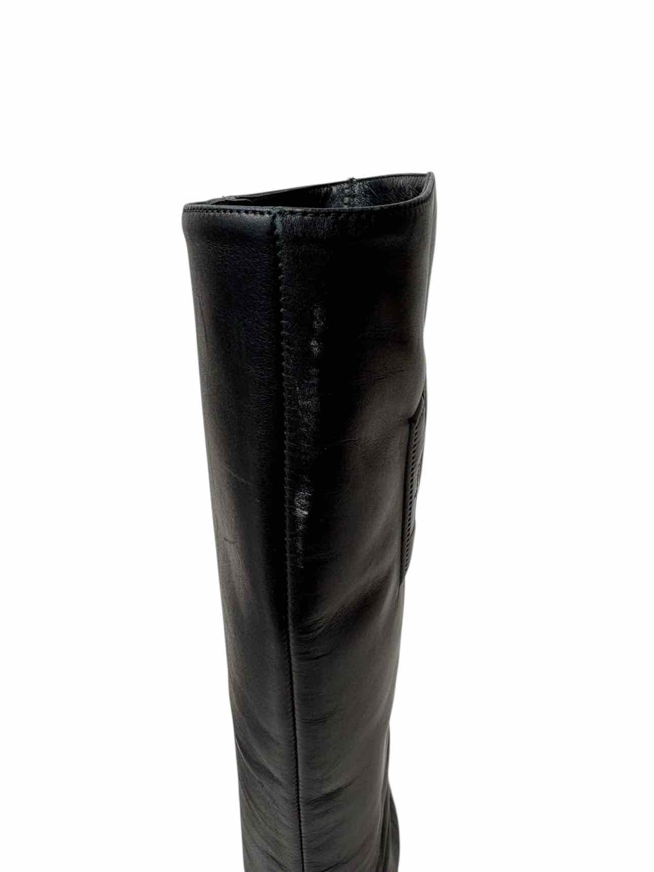 Ferragamo Logo Riding Size 6 Boots - Image 6