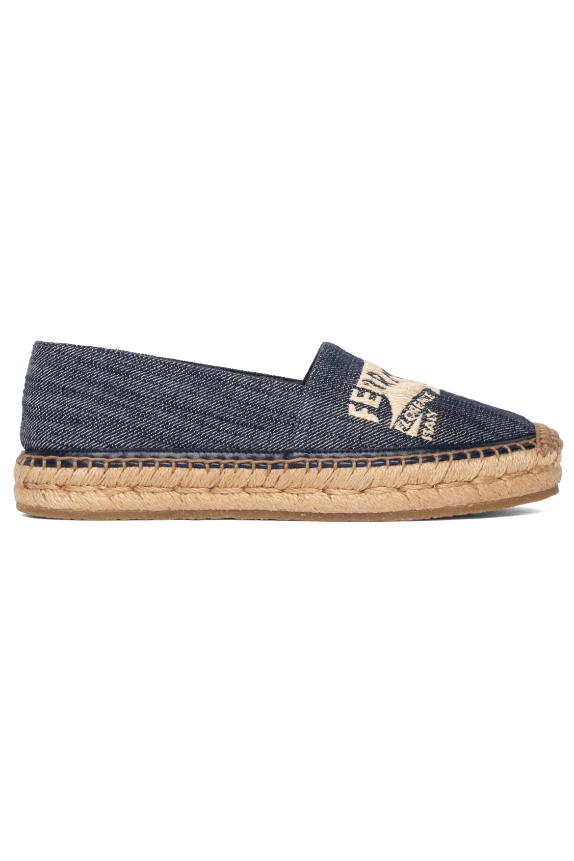 Ferragamo Size 5.5 Denim Espadrilles