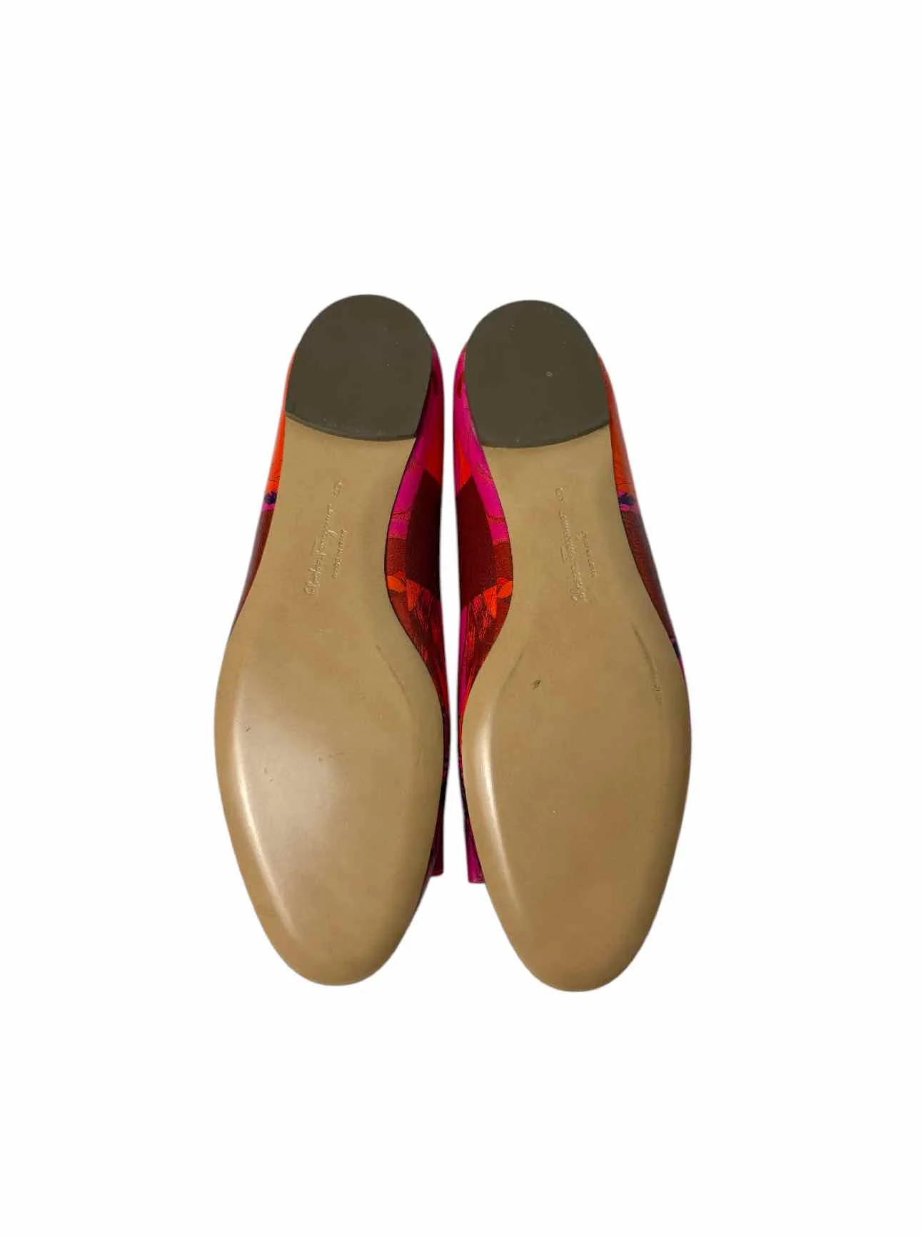 Ferragamo Size 6 Varina Icon Ballerina Leather Flats - Image 5