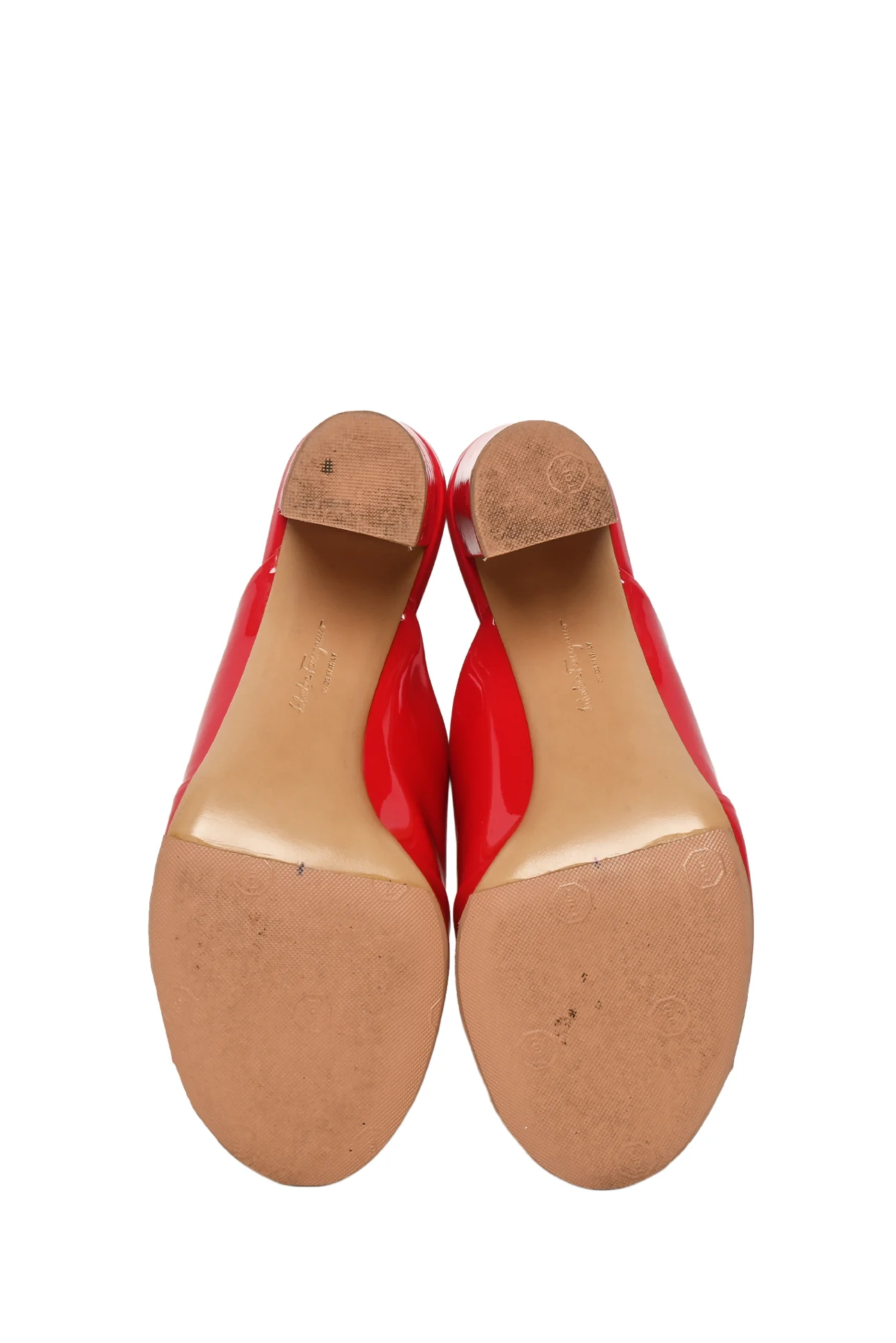 Ferragamo Size 8 Vara Bow Block Heel Mule Sandals - Image 6