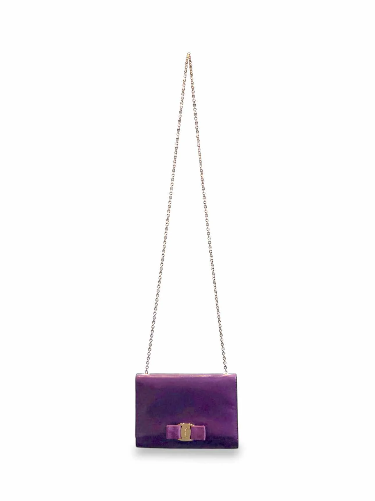 Ferragamo Vara Bow Chain Bag - Image 5