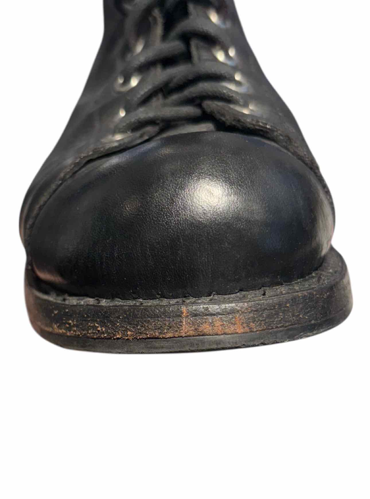Fluevog Size 9 Ricard Leather Lace-up Ankle Boots - Image 12