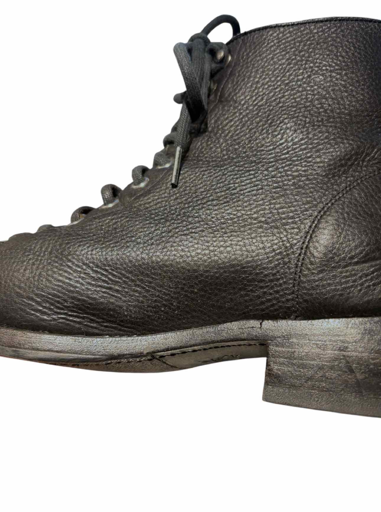Fluevog Size 9 Ricard Leather Lace-up Ankle Boots - Image 13