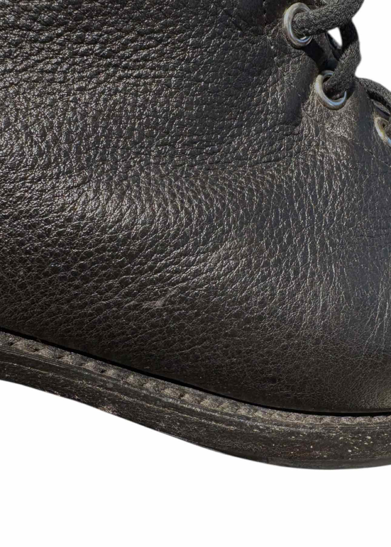 Fluevog Size 9 Ricard Leather Lace-up Ankle Boots - Image 9